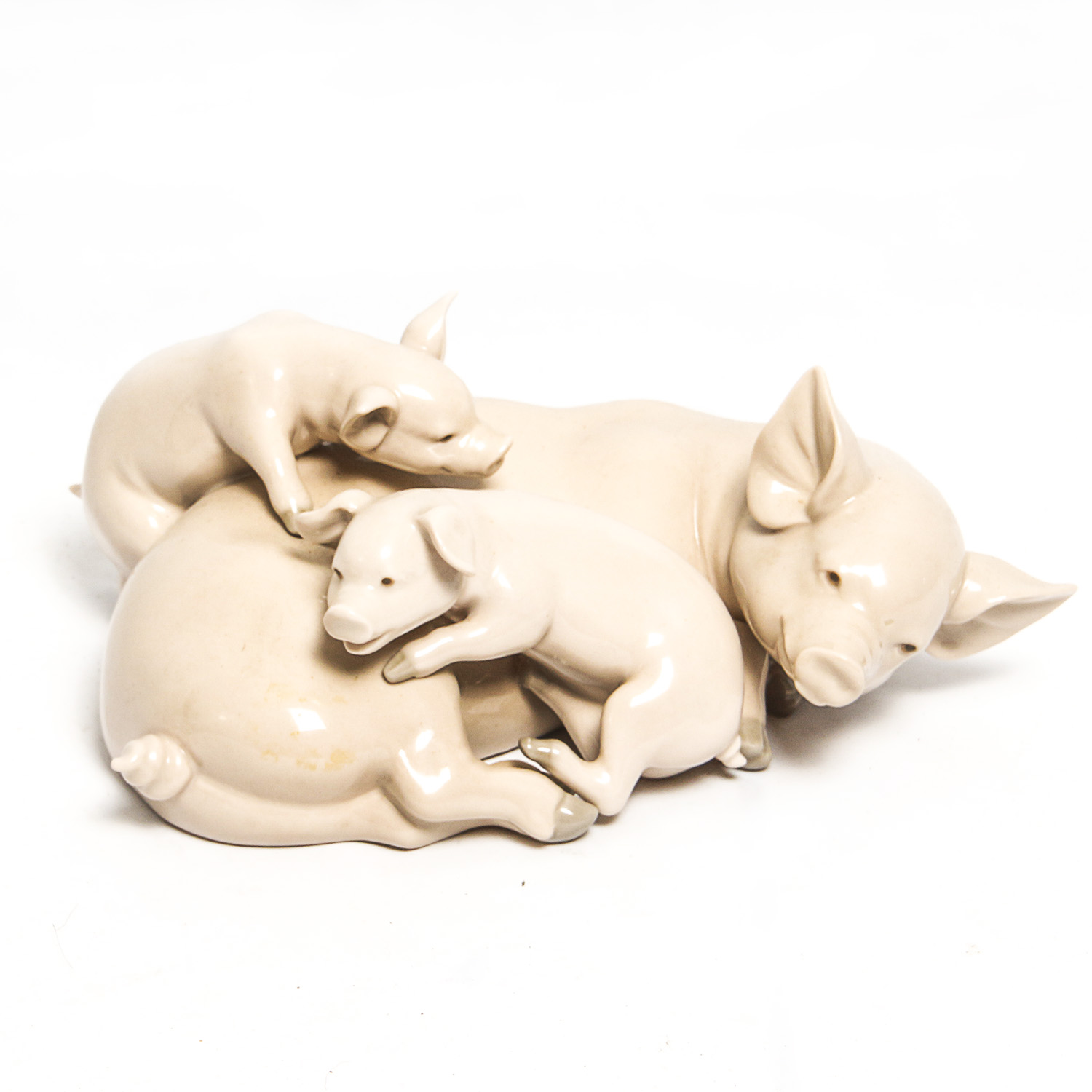 Lladró "Playful Piglets" Figurine