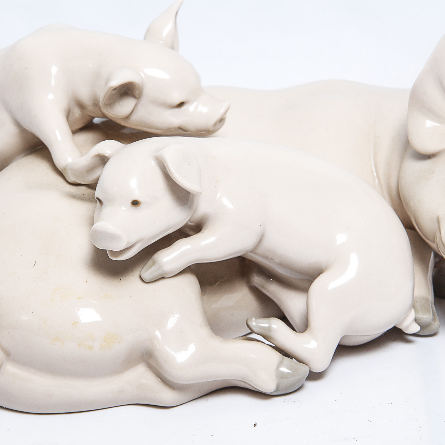 Lladró "Playful Piglets" Figurine