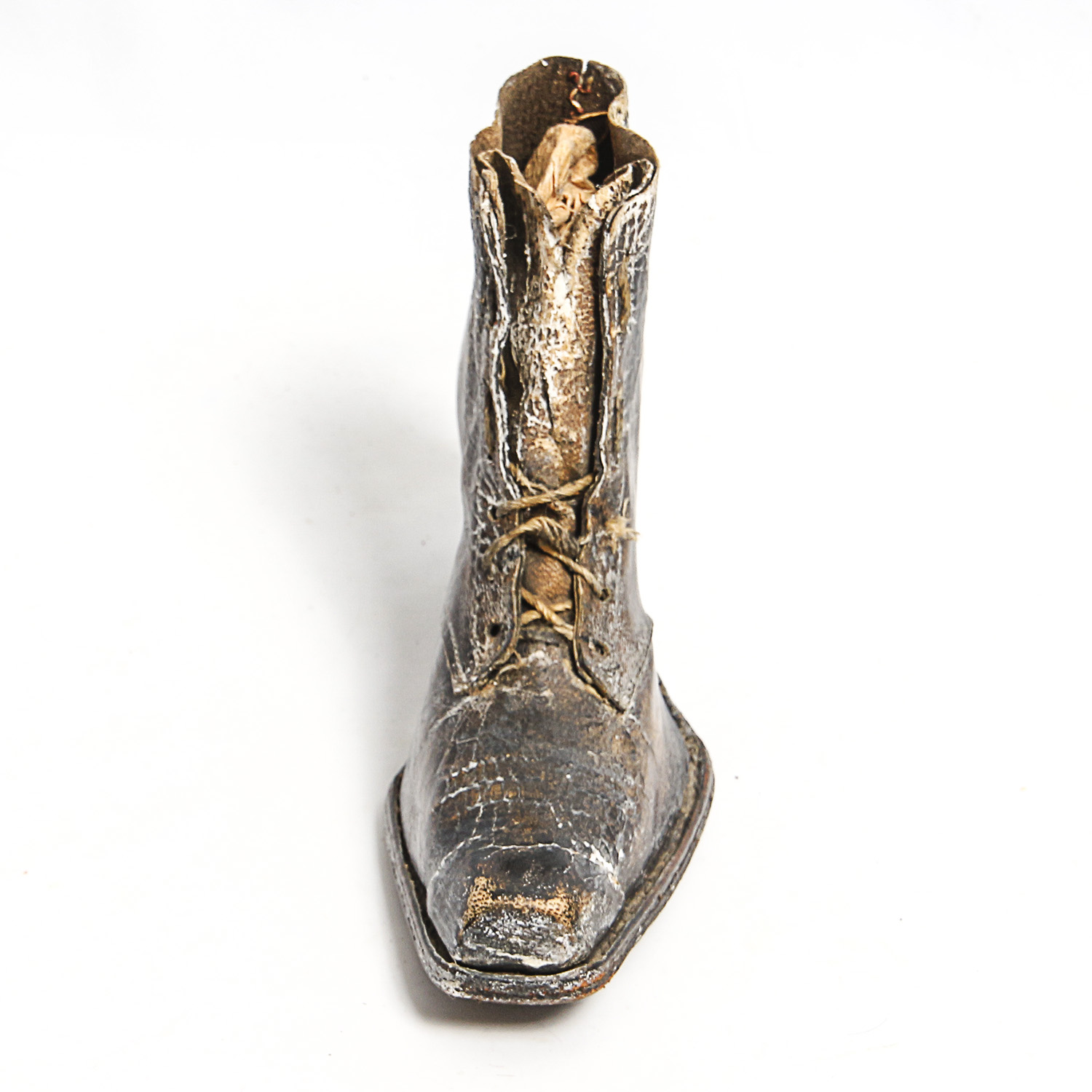 Pair of Antique Leather Shoe Pincushions