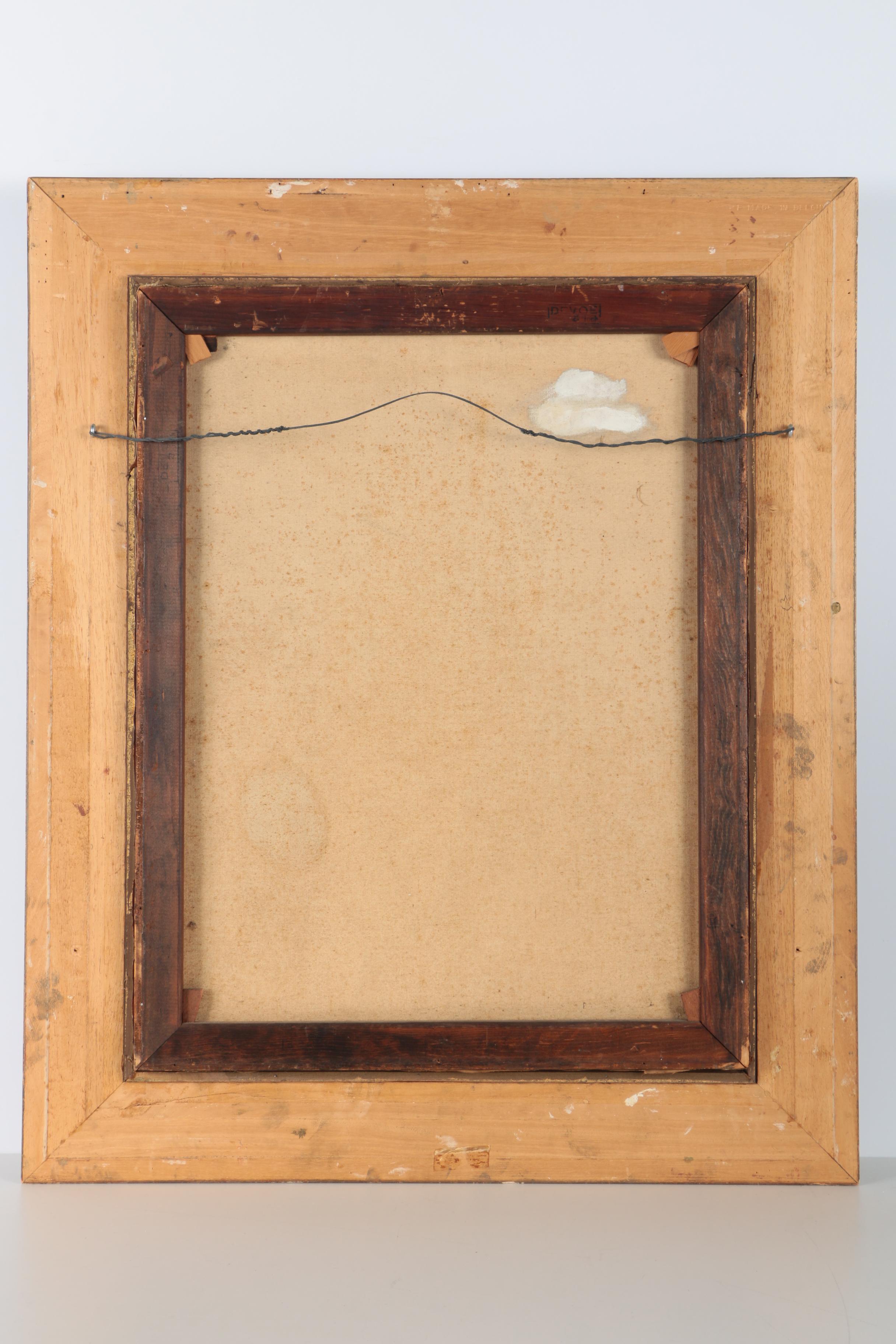 Oil on Canvas Portrait of Man