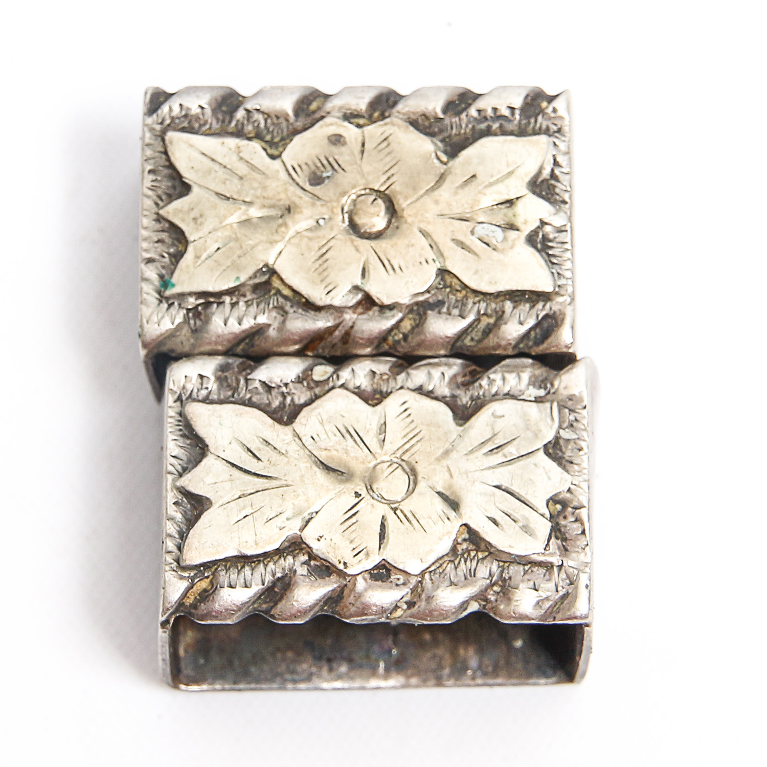 Sterling Western Belt Buckle Fragments