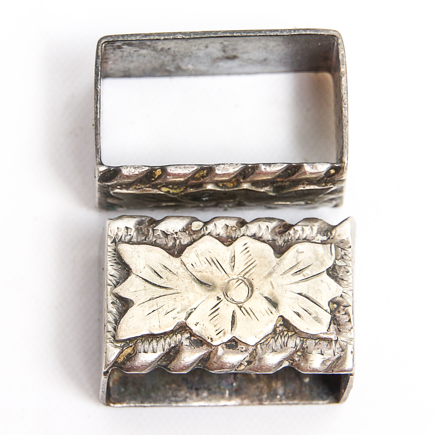 Sterling Western Belt Buckle Fragments