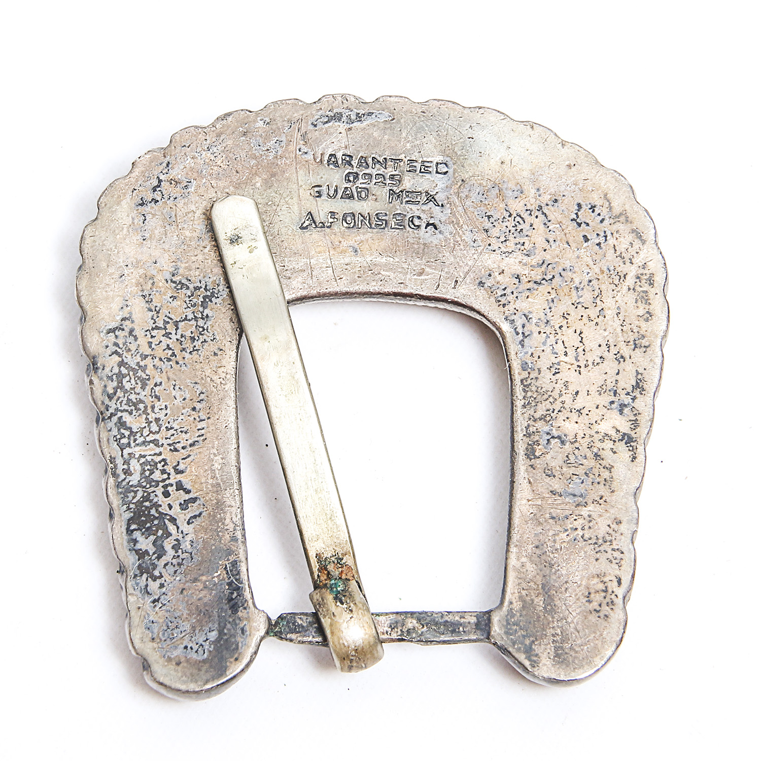 Sterling Western Belt Buckle Fragments