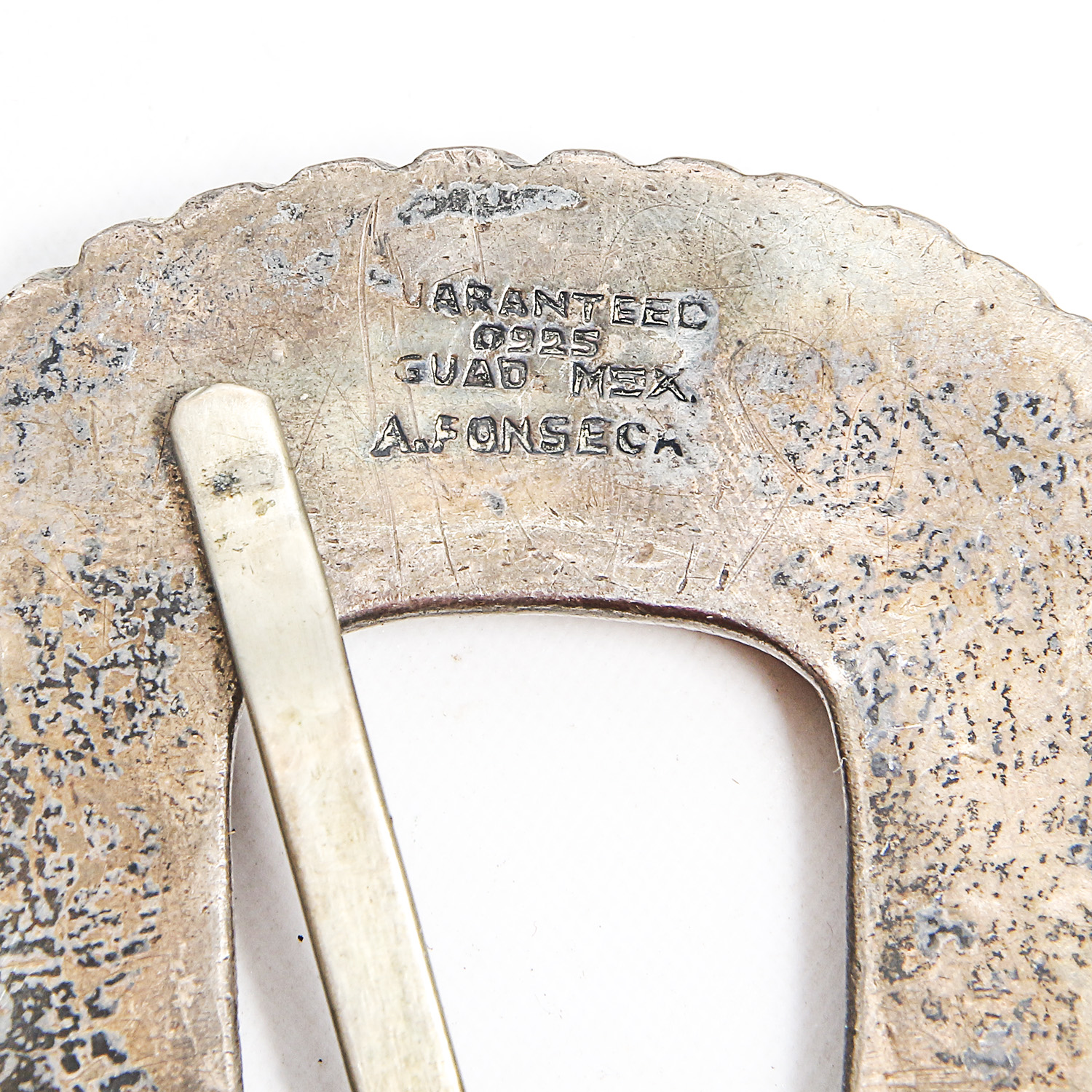 Sterling Western Belt Buckle Fragments