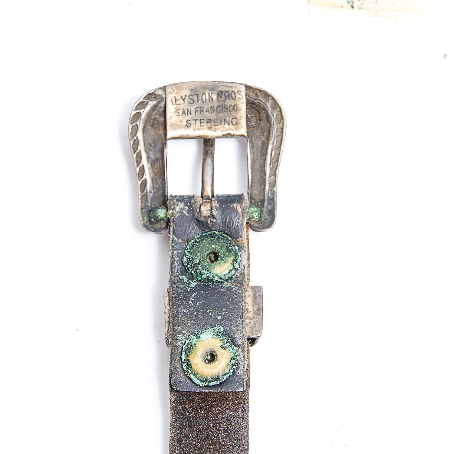 Sterling Western Belt Buckle Fragments