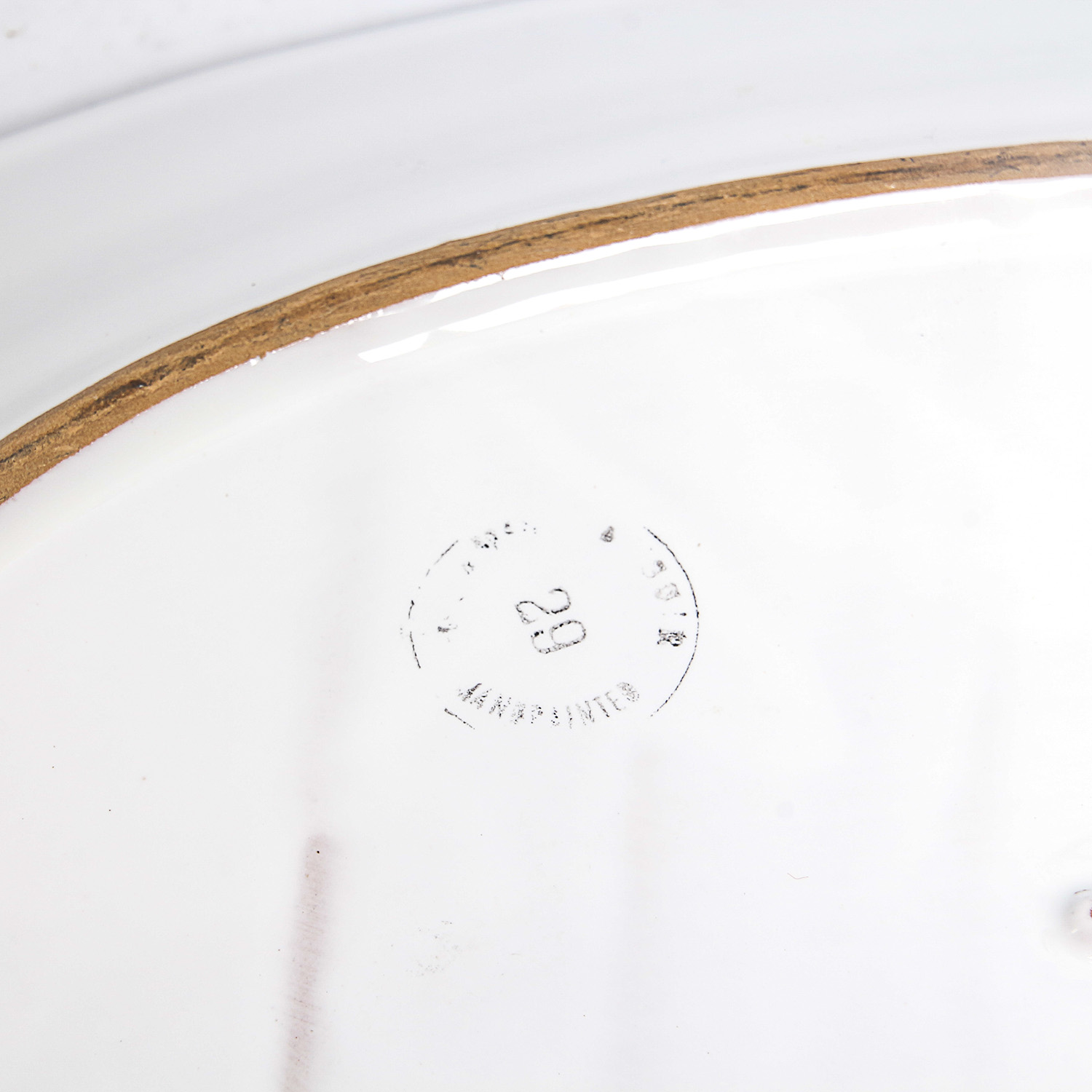 Pair of Hand-Painted Italian Ceramic Platters