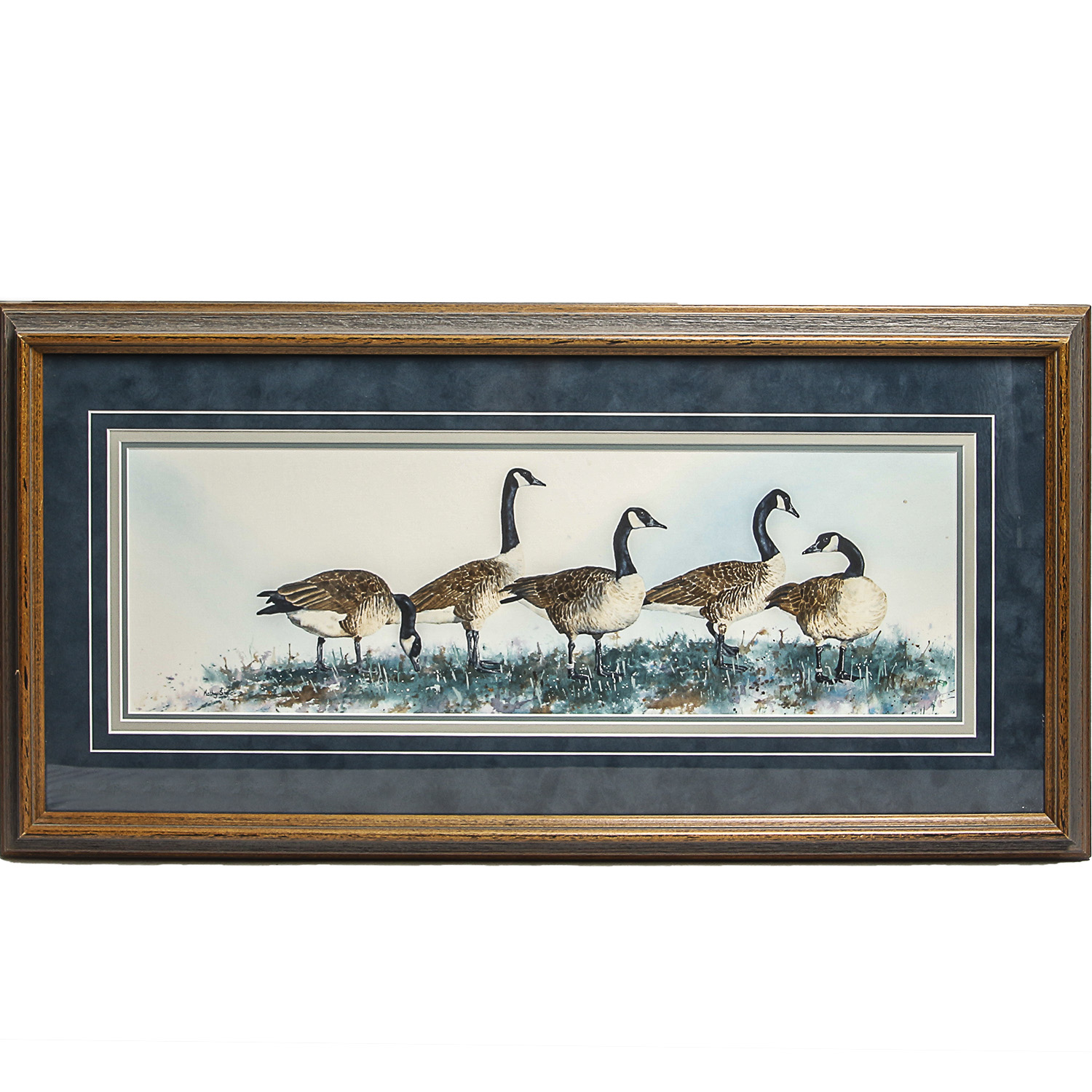 Kathy Sigle Original Watercolor "The Gathering"