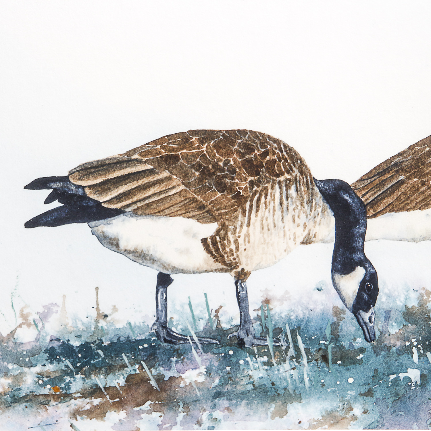 Kathy Sigle Original Watercolor "The Gathering"