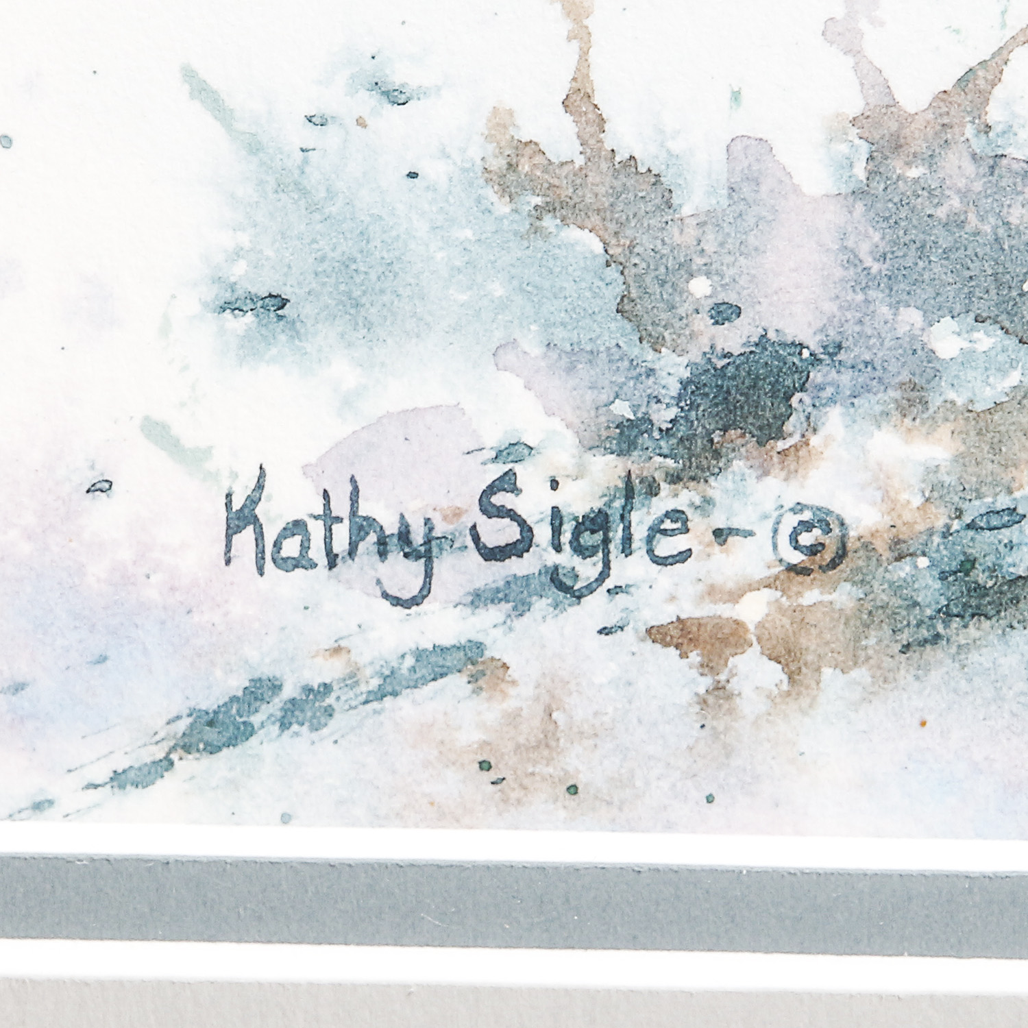 Kathy Sigle Original Watercolor "The Gathering"