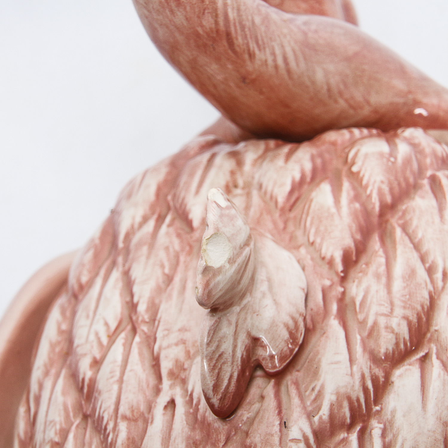 Pair of Fitz and Floyd Pink Flamingo Serving Vessels