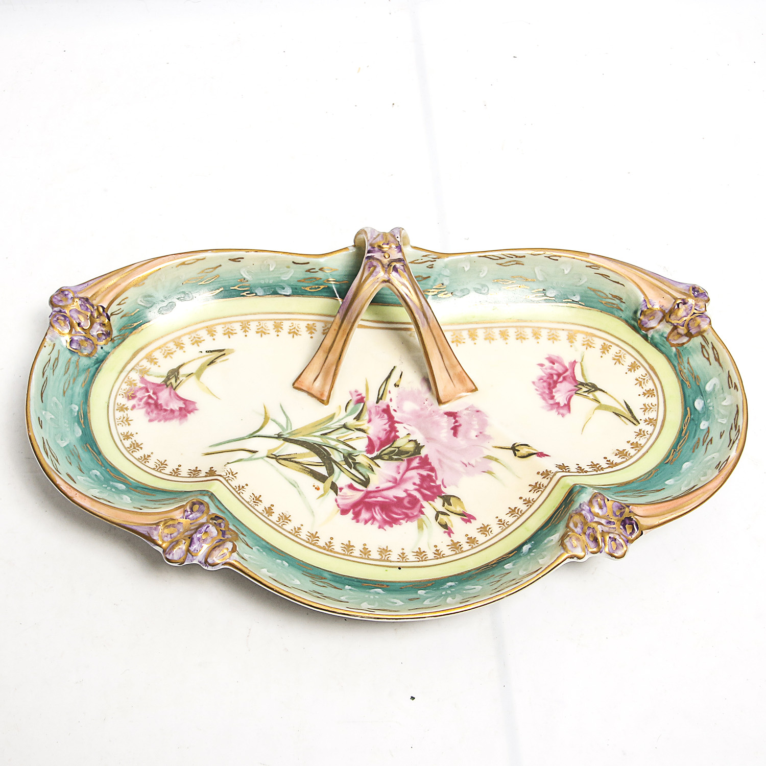 Grouping of Porcelain Pitchers with Ludwigsburg Dish