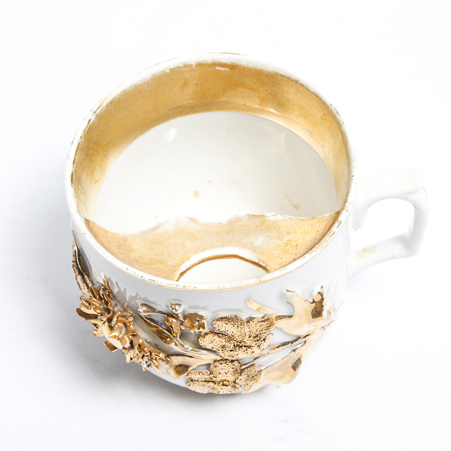 Antique Moustache Mug and Aynsley 1953 Queen Elizabeth II Mug