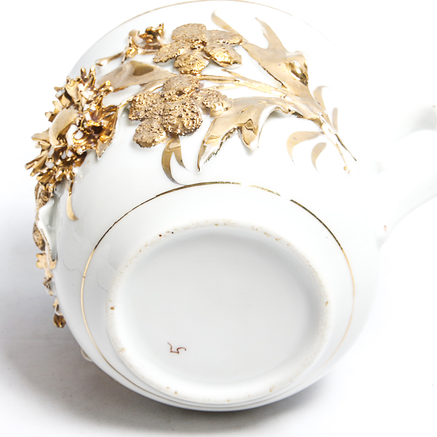 Antique Moustache Mug and Aynsley 1953 Queen Elizabeth II Mug