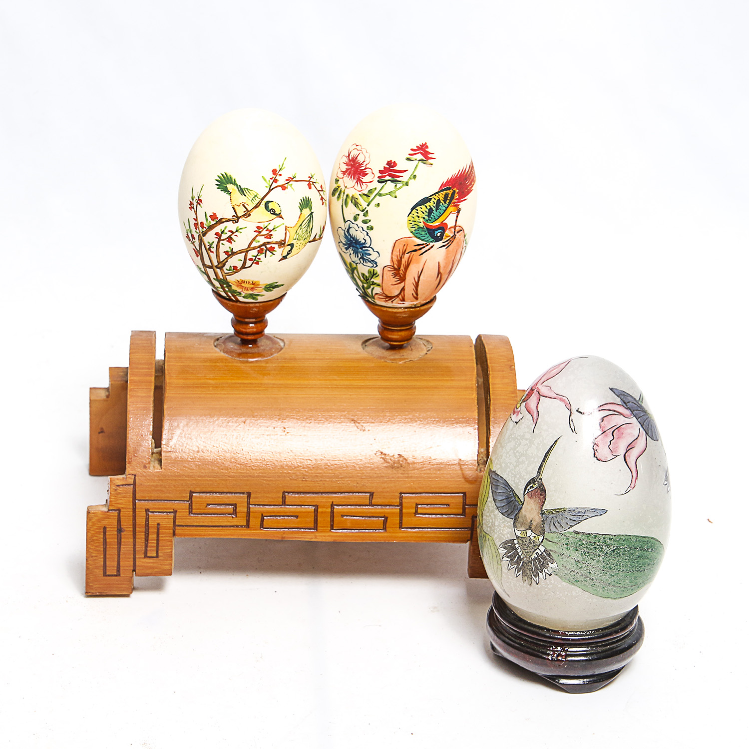 Grouping of Decorative Eggs