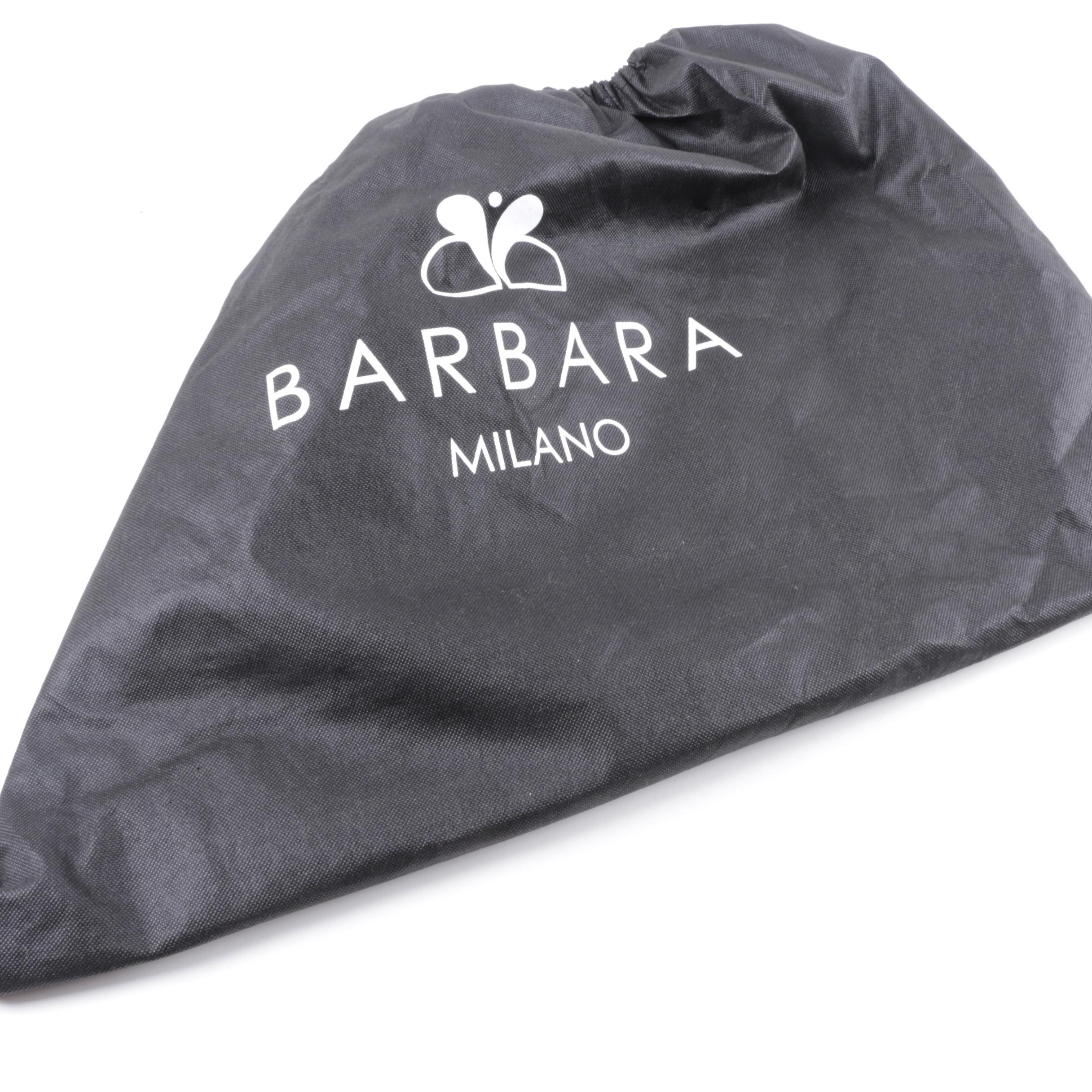 Barbara Milano Dark Olive Leather Bag