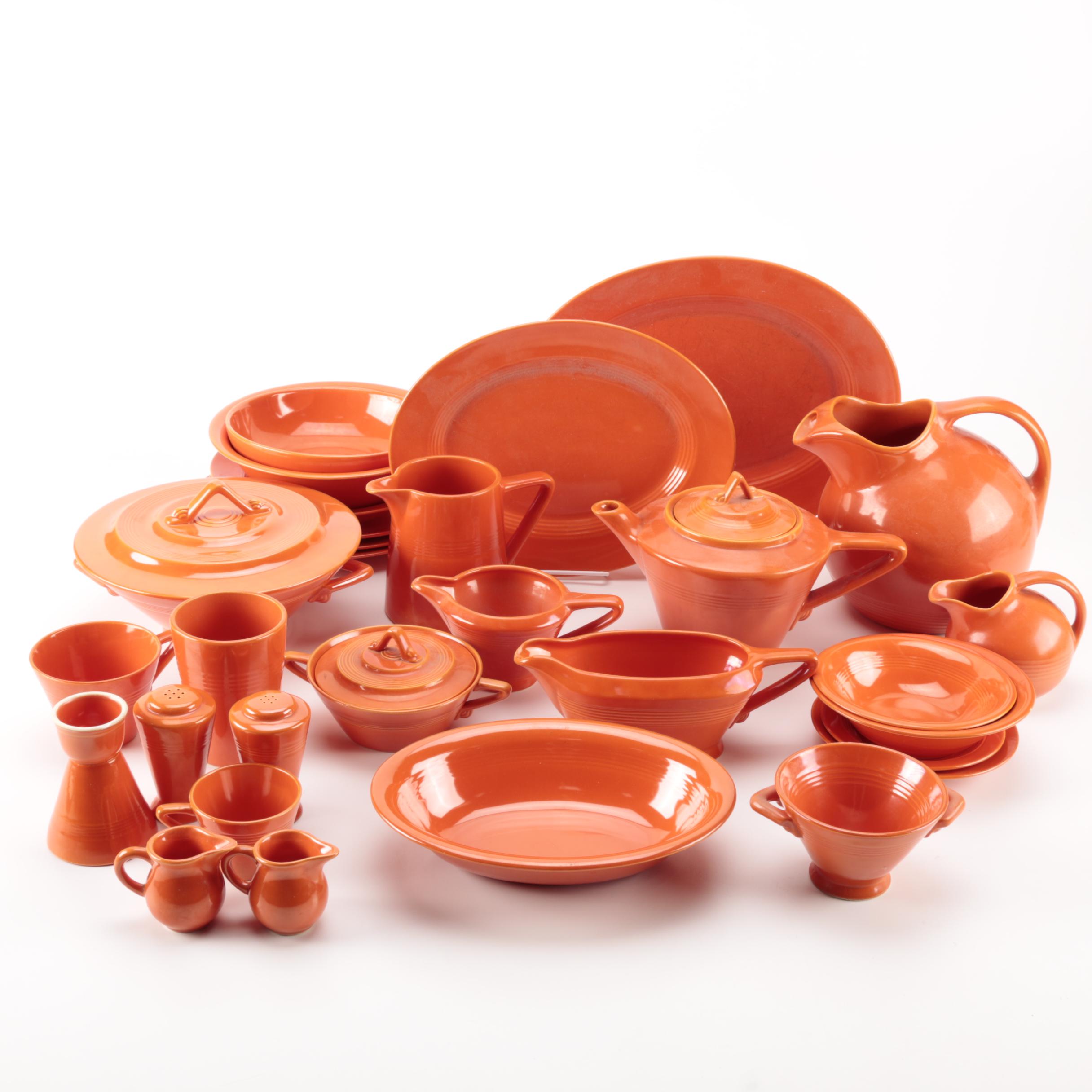 Vintage Harlequin China Collection in Orange