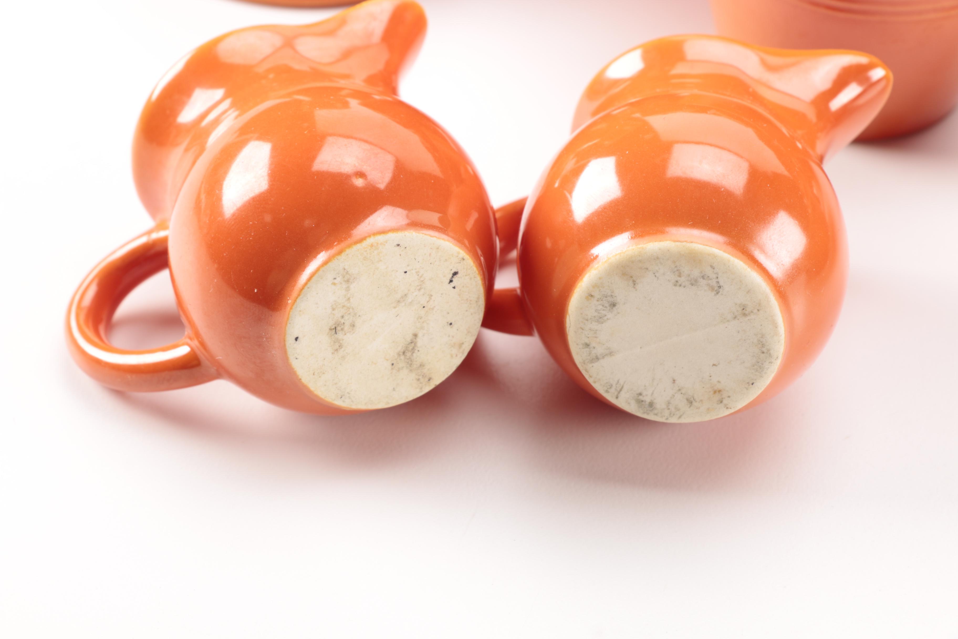 Vintage Harlequin China Collection in Orange