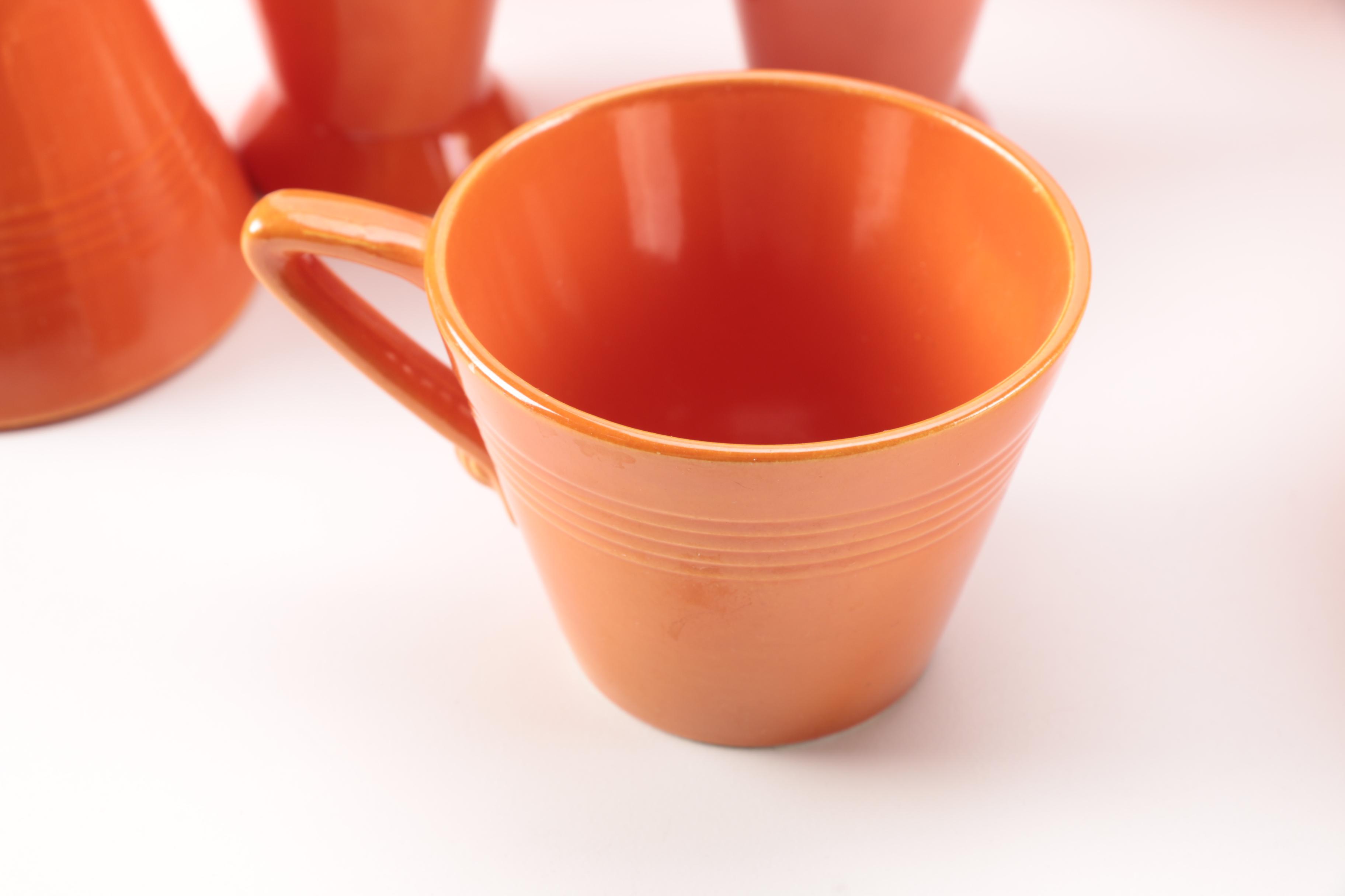 Vintage Harlequin China Collection in Orange