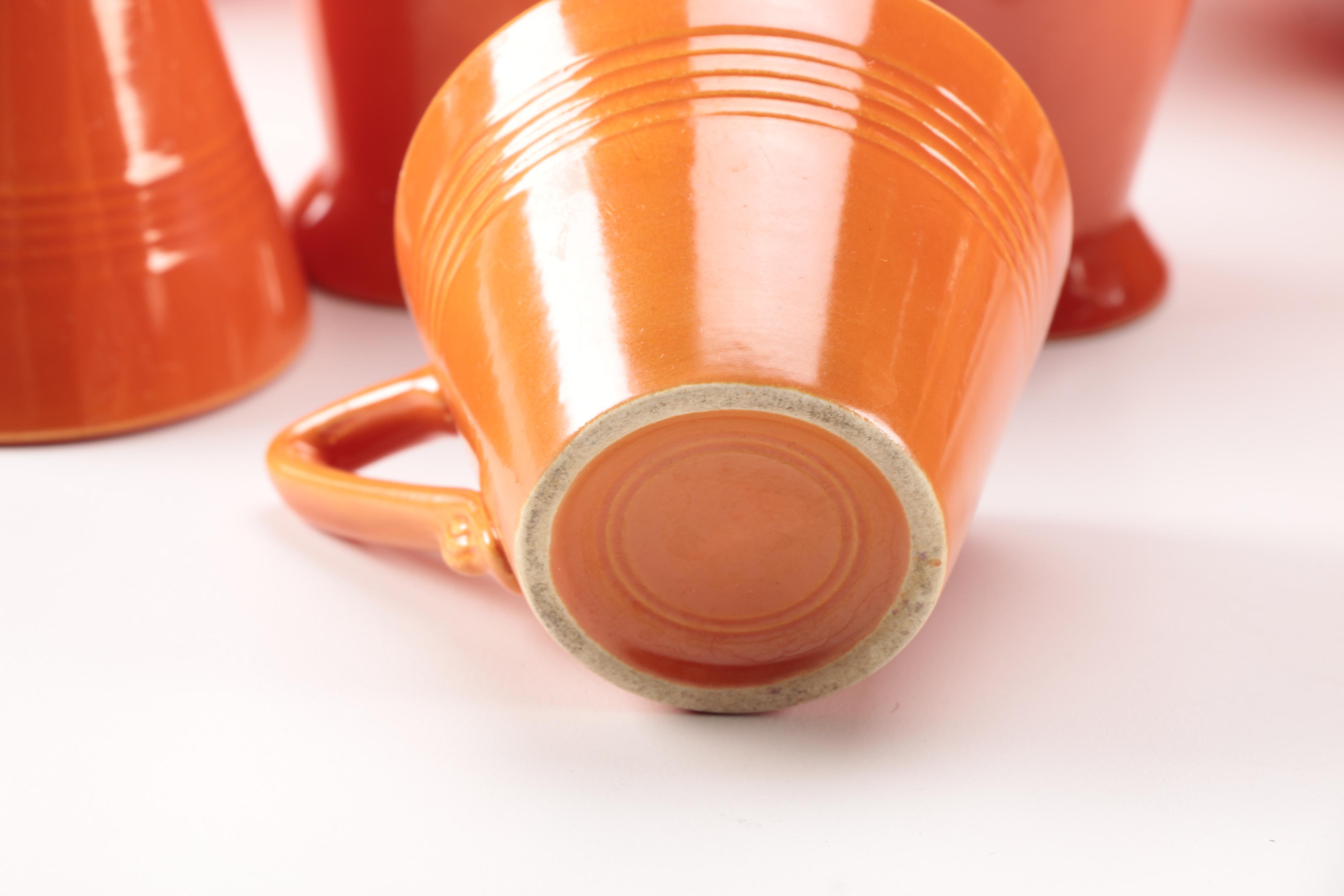 Vintage Harlequin China Collection in Orange