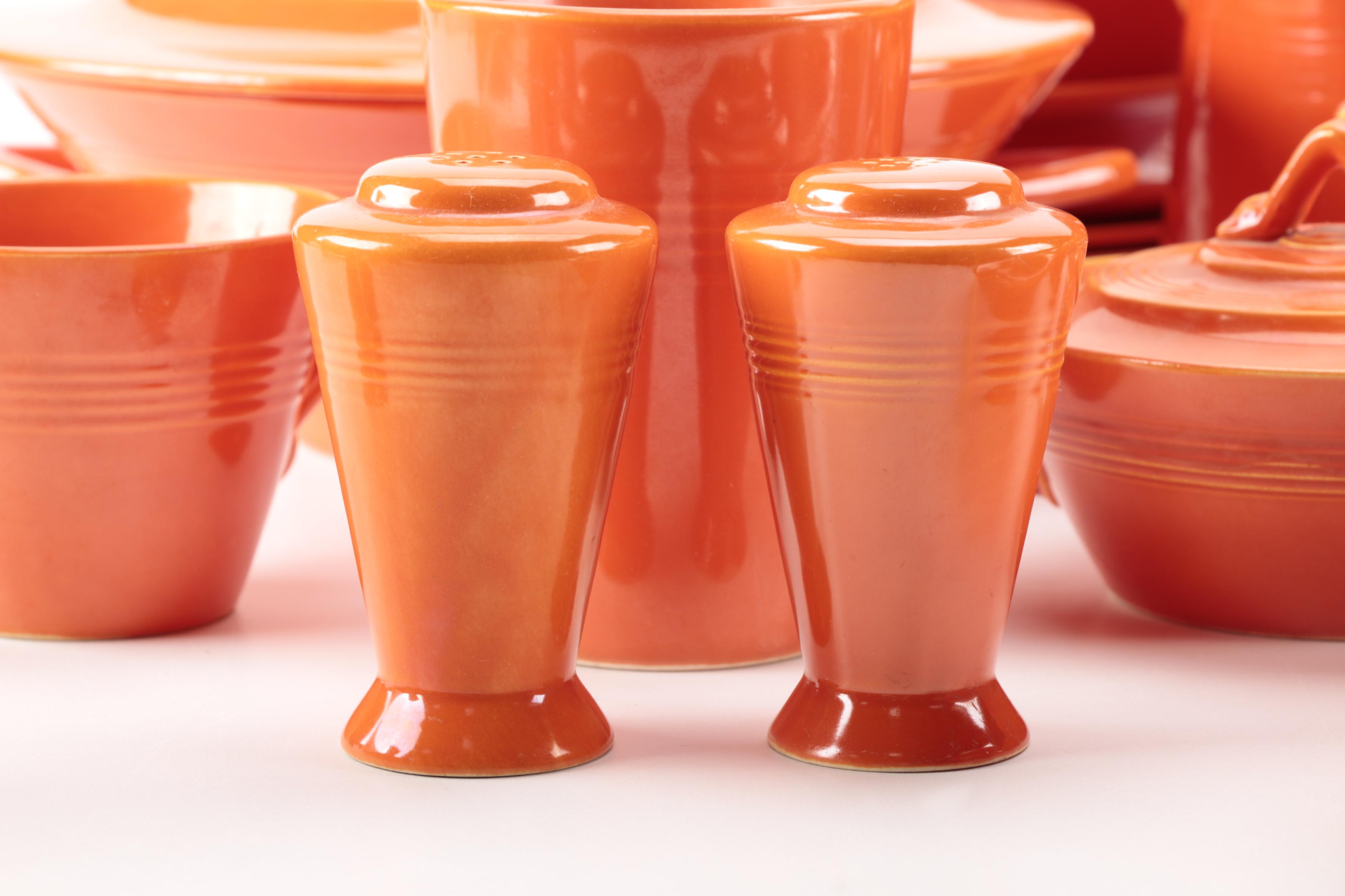 Vintage Harlequin China Collection in Orange