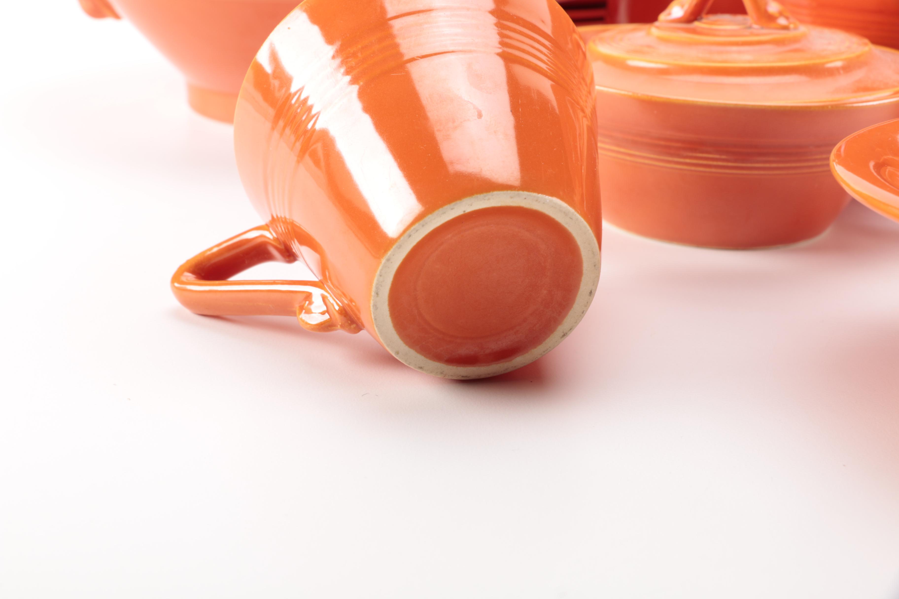 Vintage Harlequin China Collection in Orange