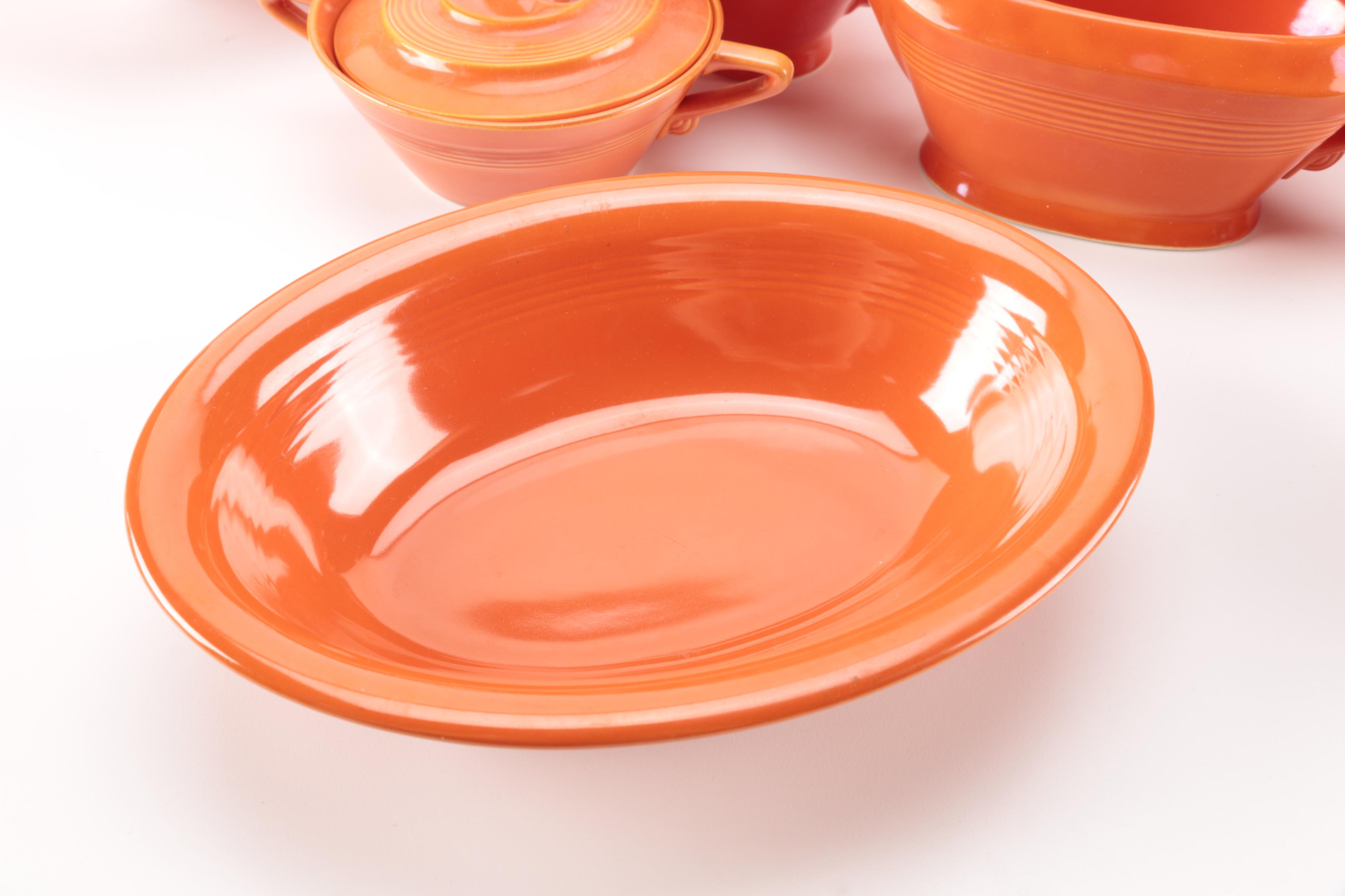 Vintage Harlequin China Collection in Orange