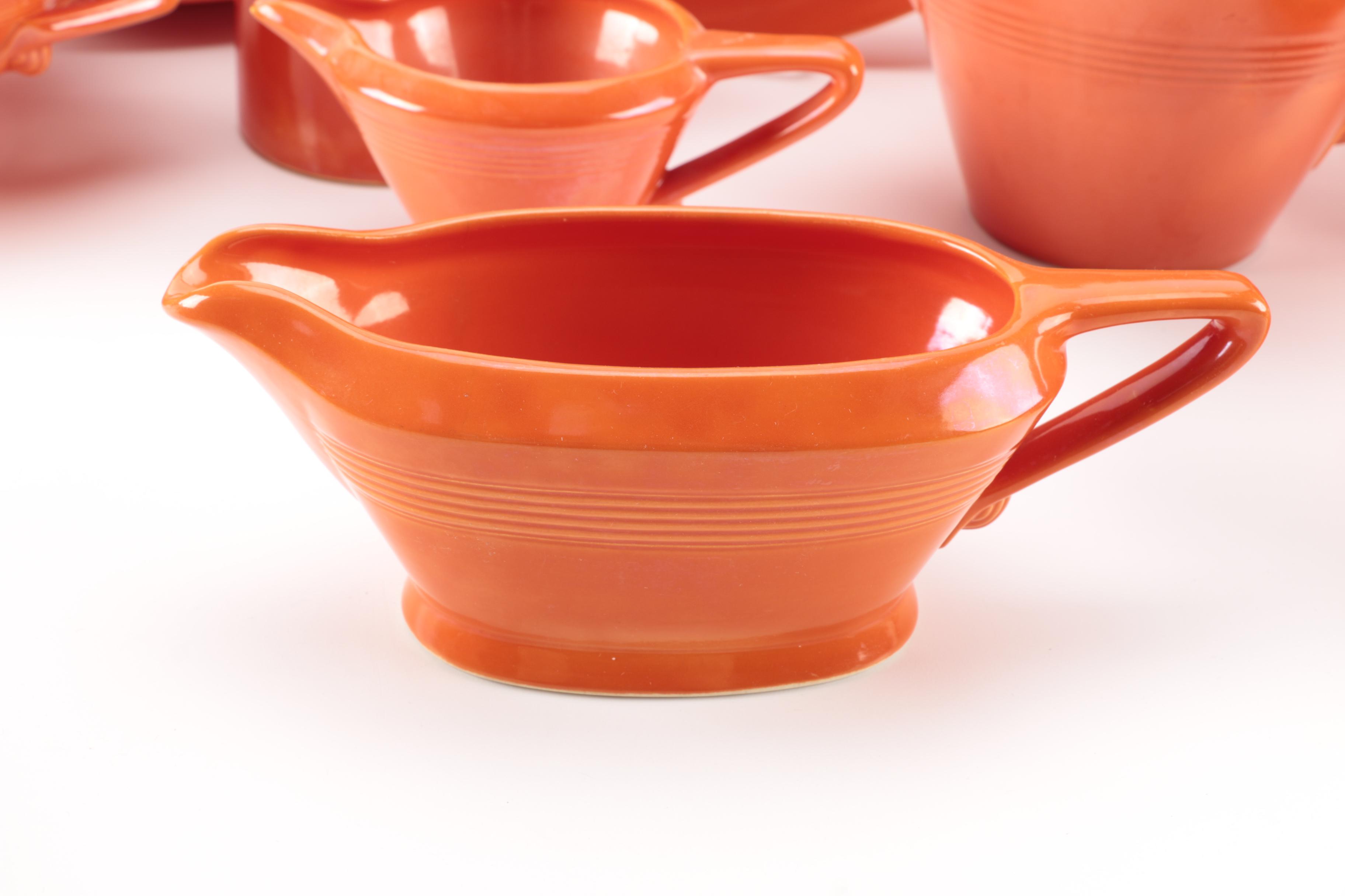 Vintage Harlequin China Collection in Orange