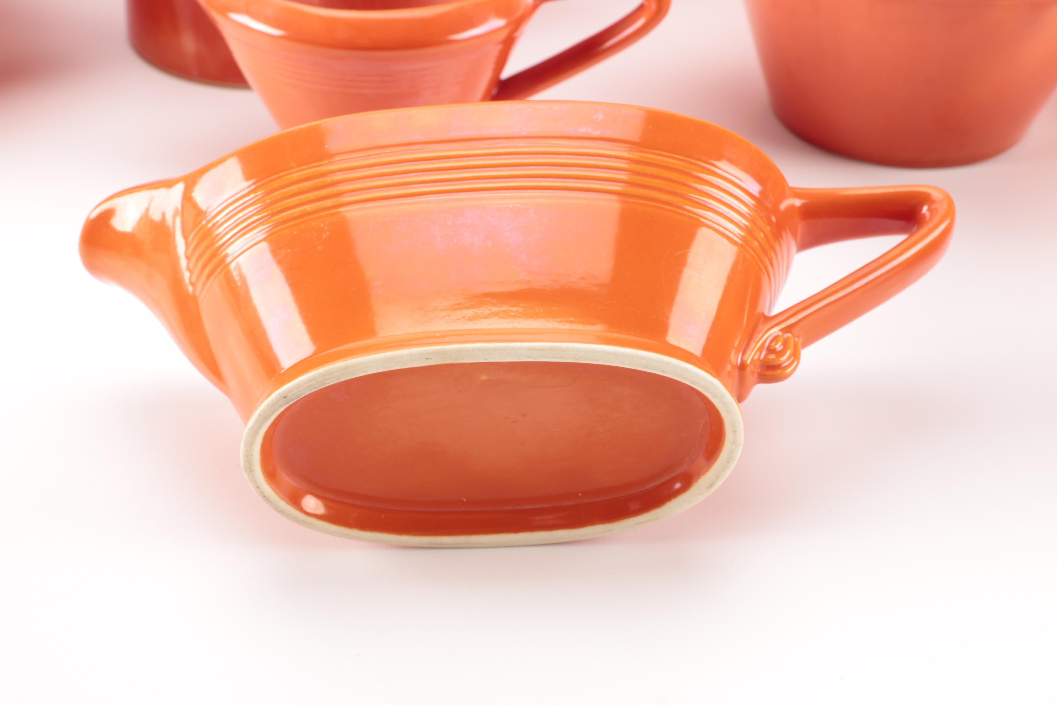 Vintage Harlequin China Collection in Orange
