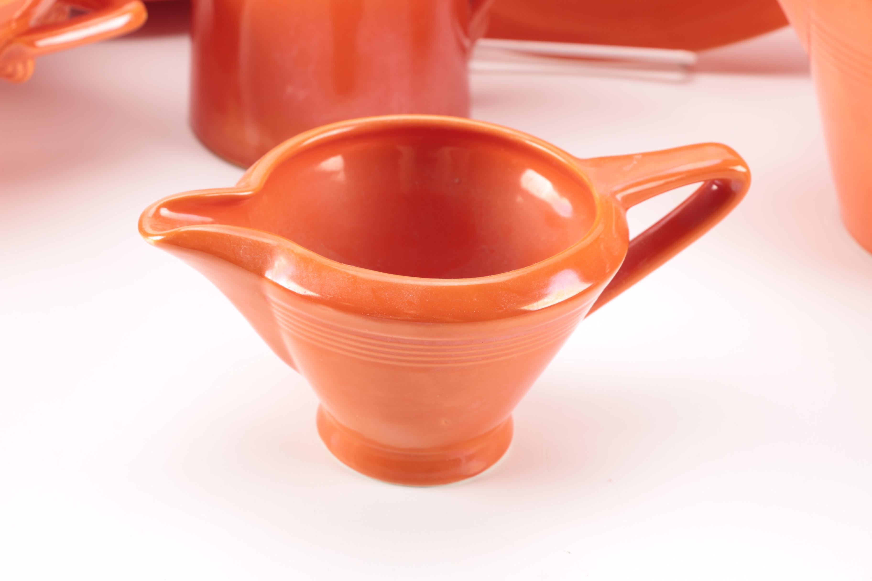 Vintage Harlequin China Collection in Orange