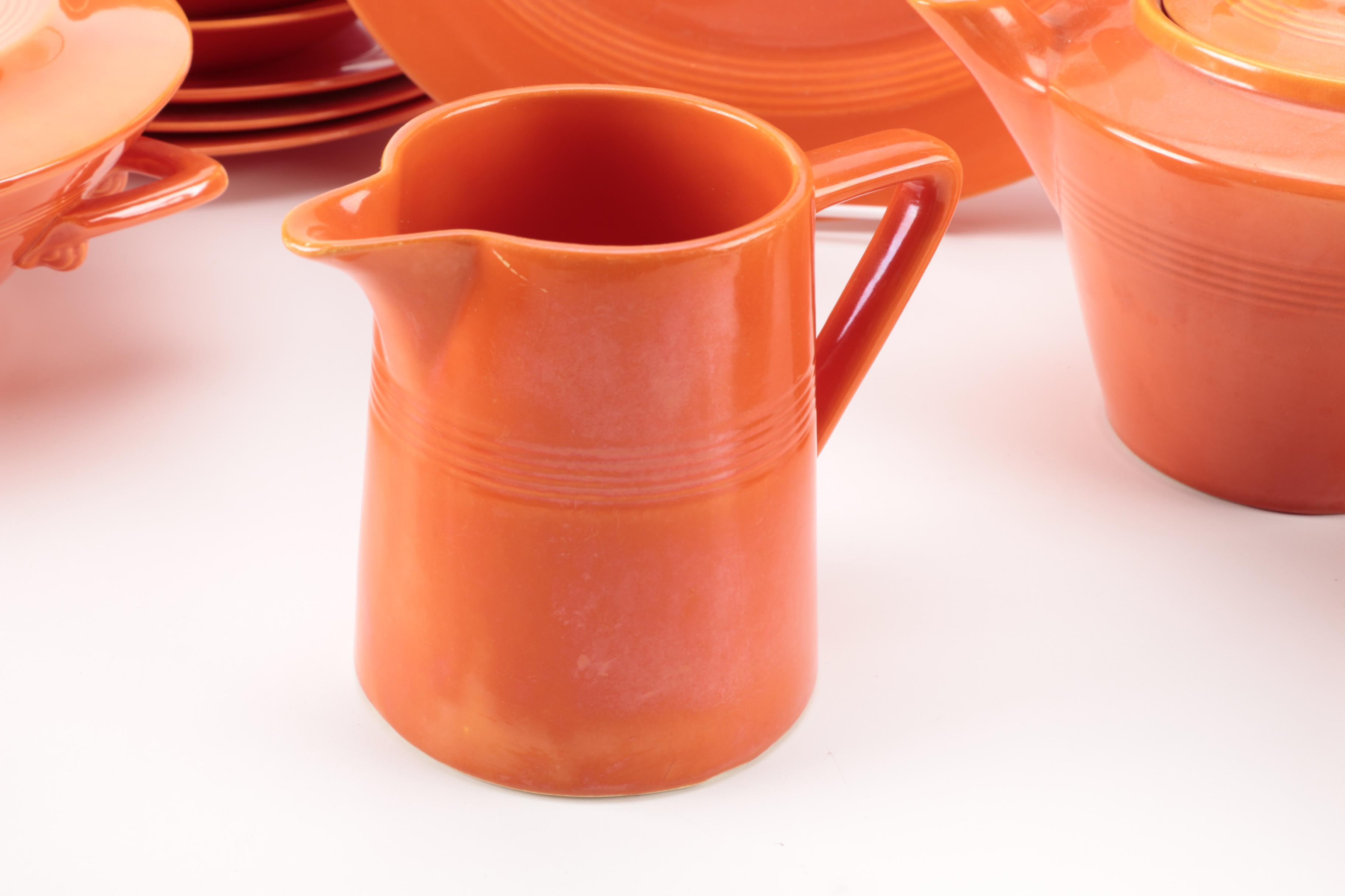 Vintage Harlequin China Collection in Orange
