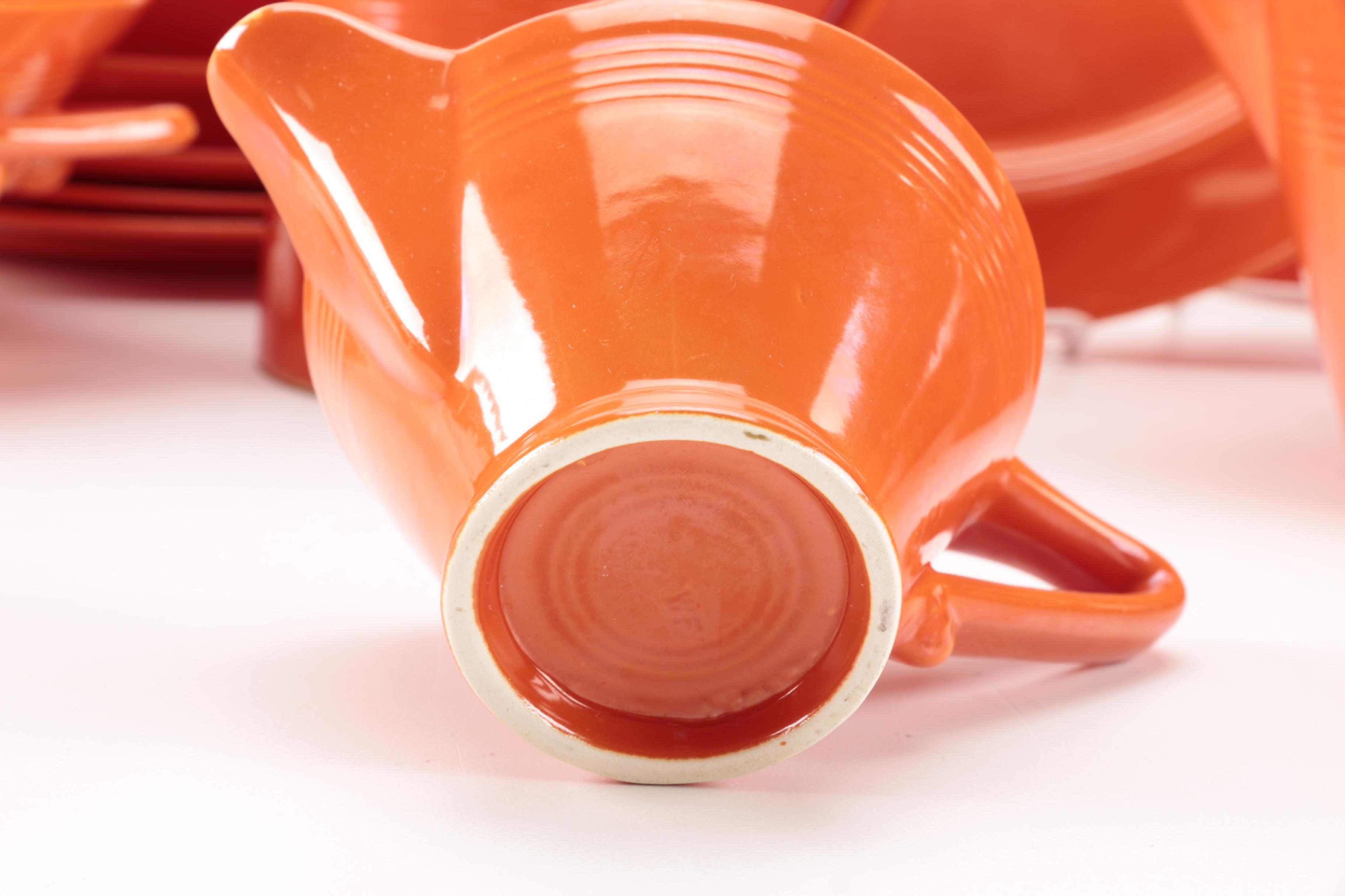 Vintage Harlequin China Collection in Orange