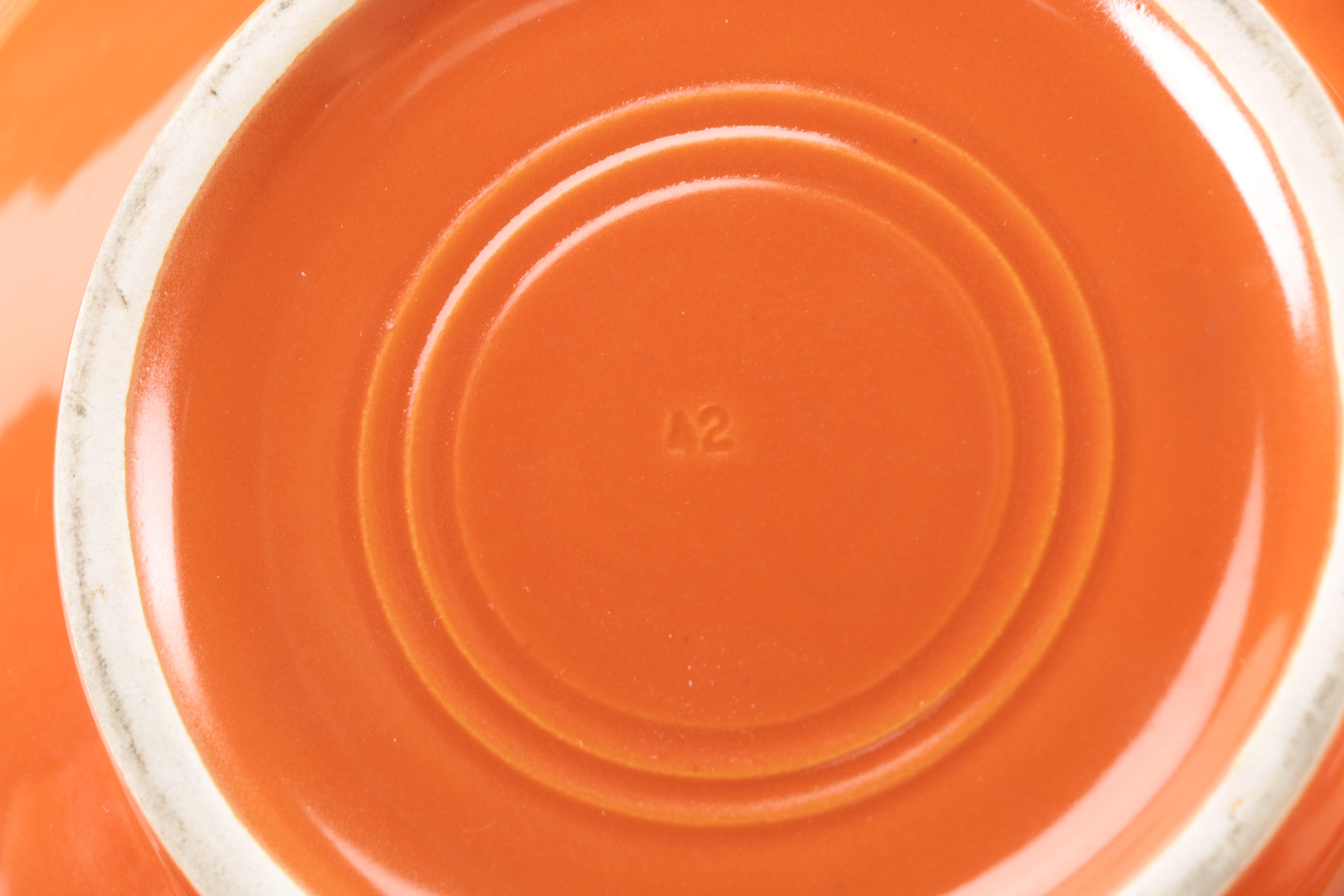 Vintage Harlequin China Collection in Orange