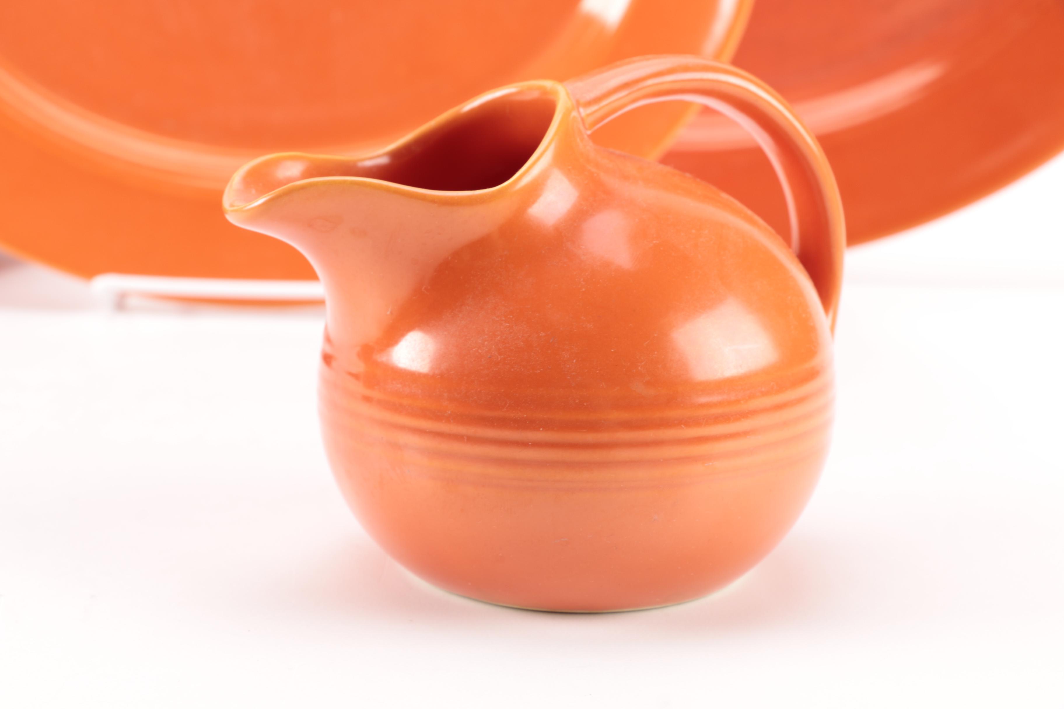 Vintage Harlequin China Collection in Orange