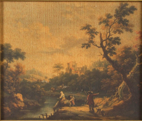 Reproduction Print of Antique Painting