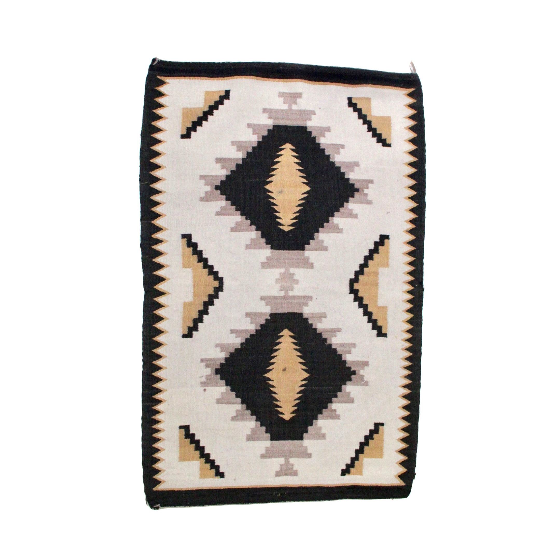 Vintage Handwoven Native American-Style Rug