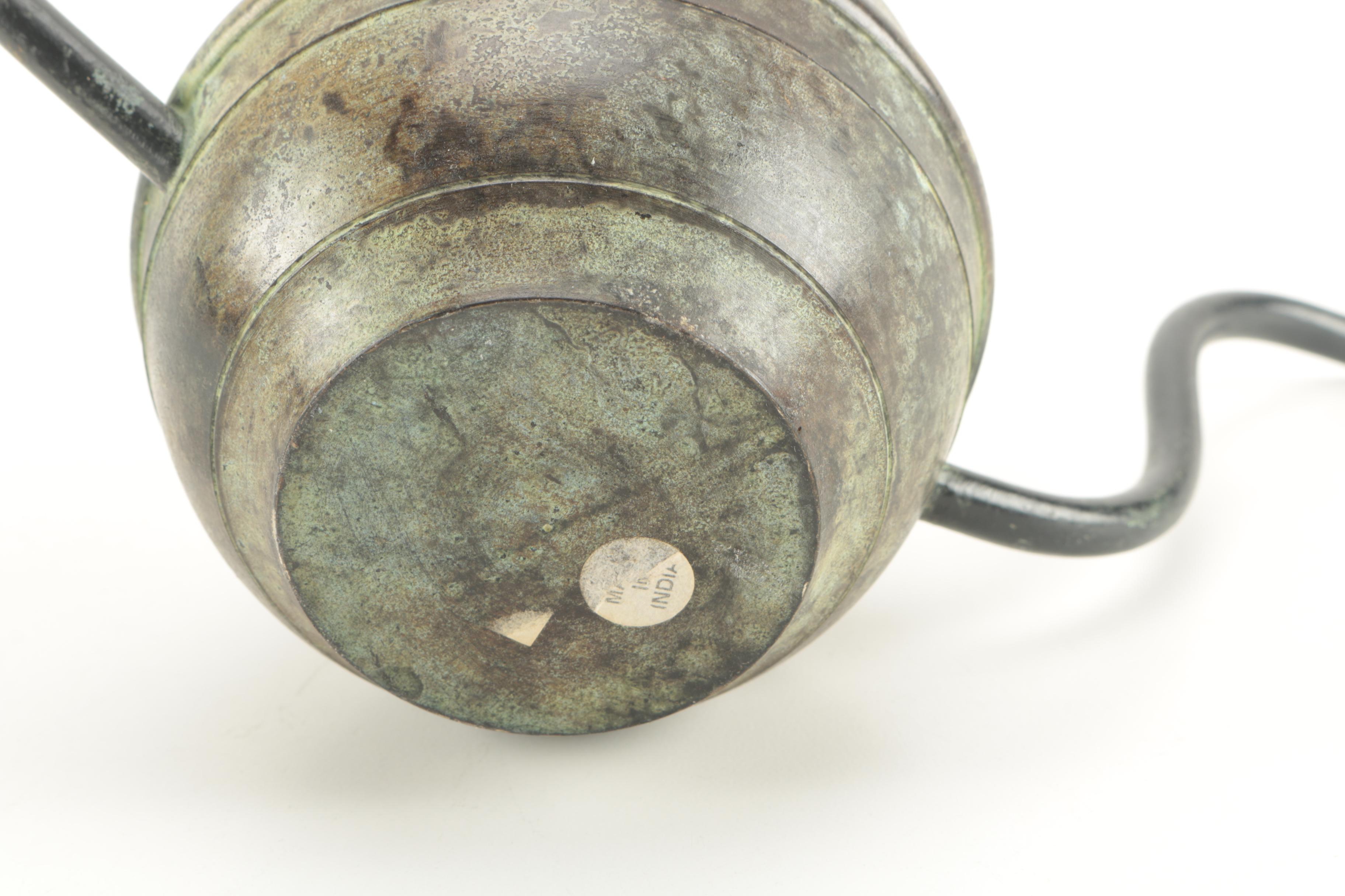 Grouping of Metal Garden Decor