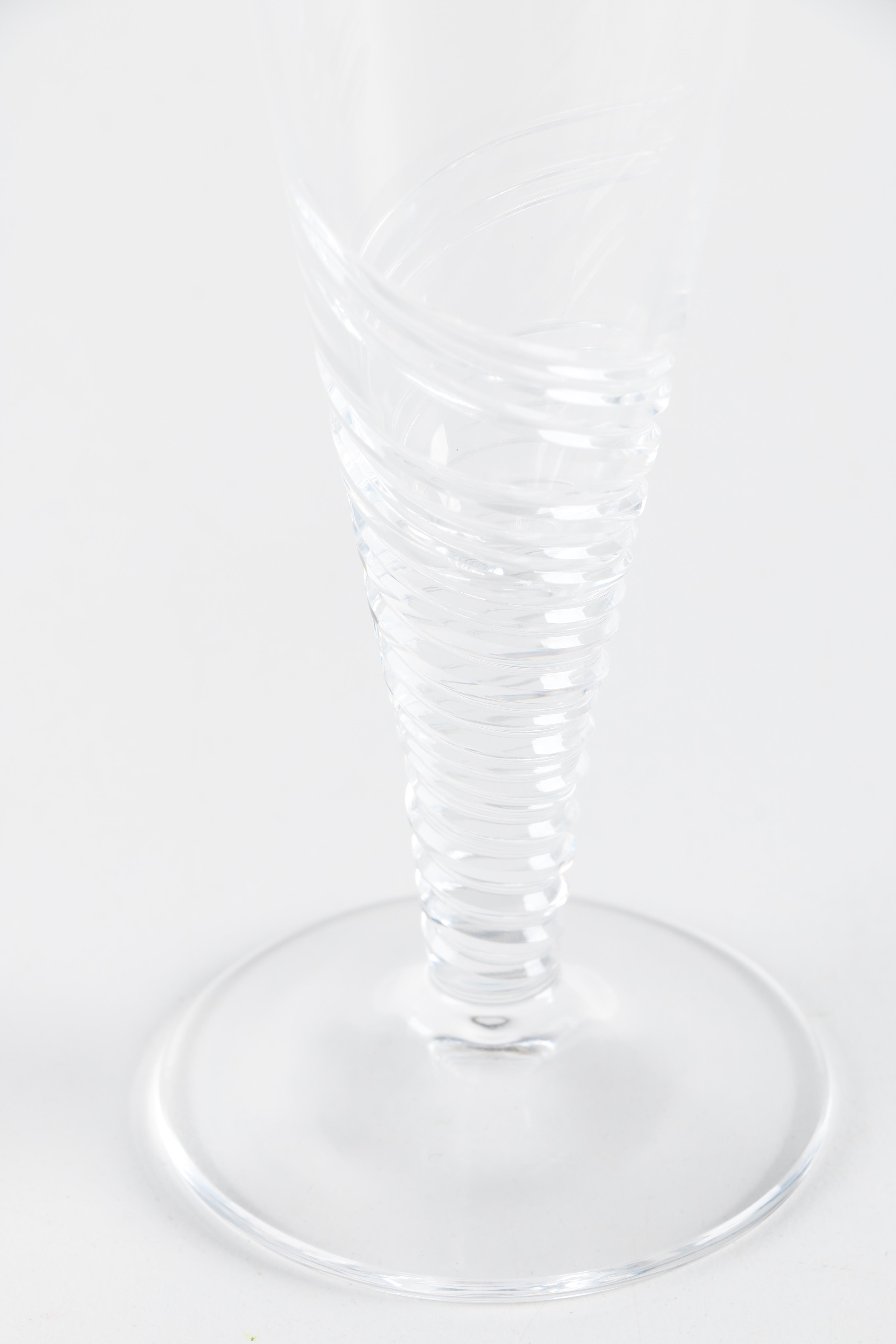 Assorted Hand-Blown Champagne Flutes