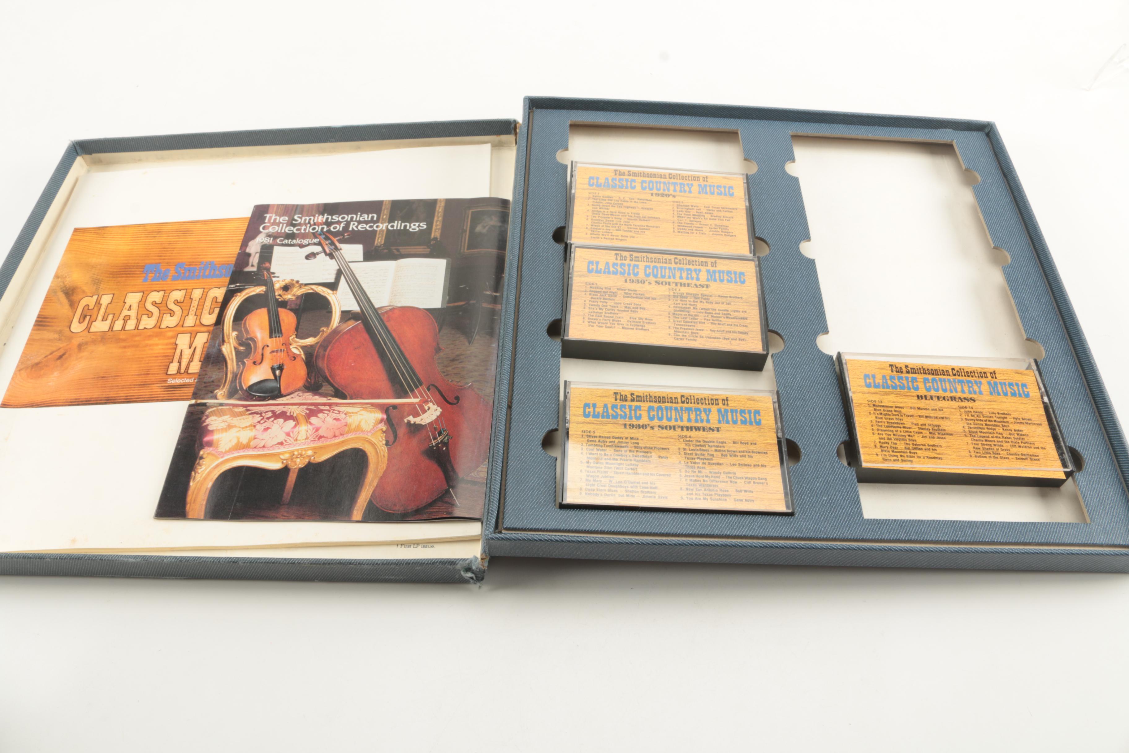 Smithsonian Folk and Jazz LP Box Sets and Other Records