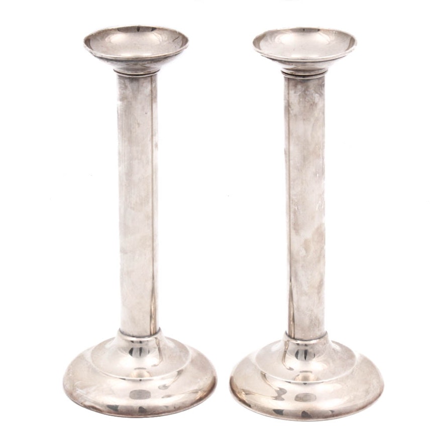 Reed & Barton Weighted Sterling Silver Candlesticks