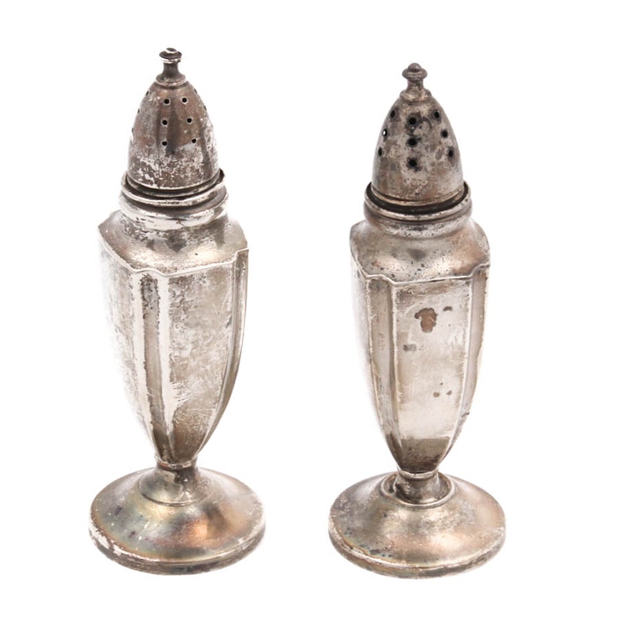 M. Fred Hirsch Sterling Silver Salt and Pepper