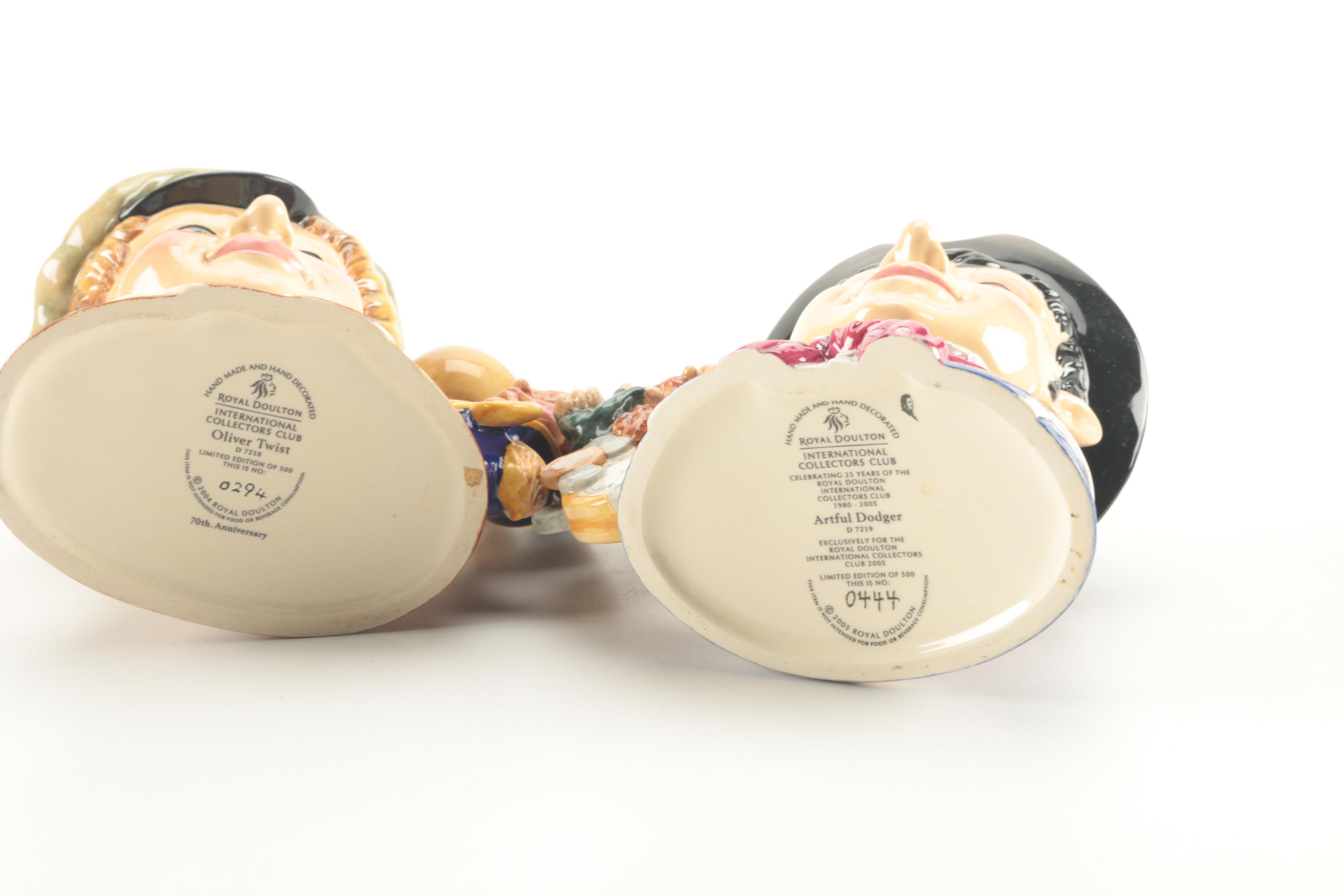 Royal Doulton Toby Jugs of Charles Dickens Characters