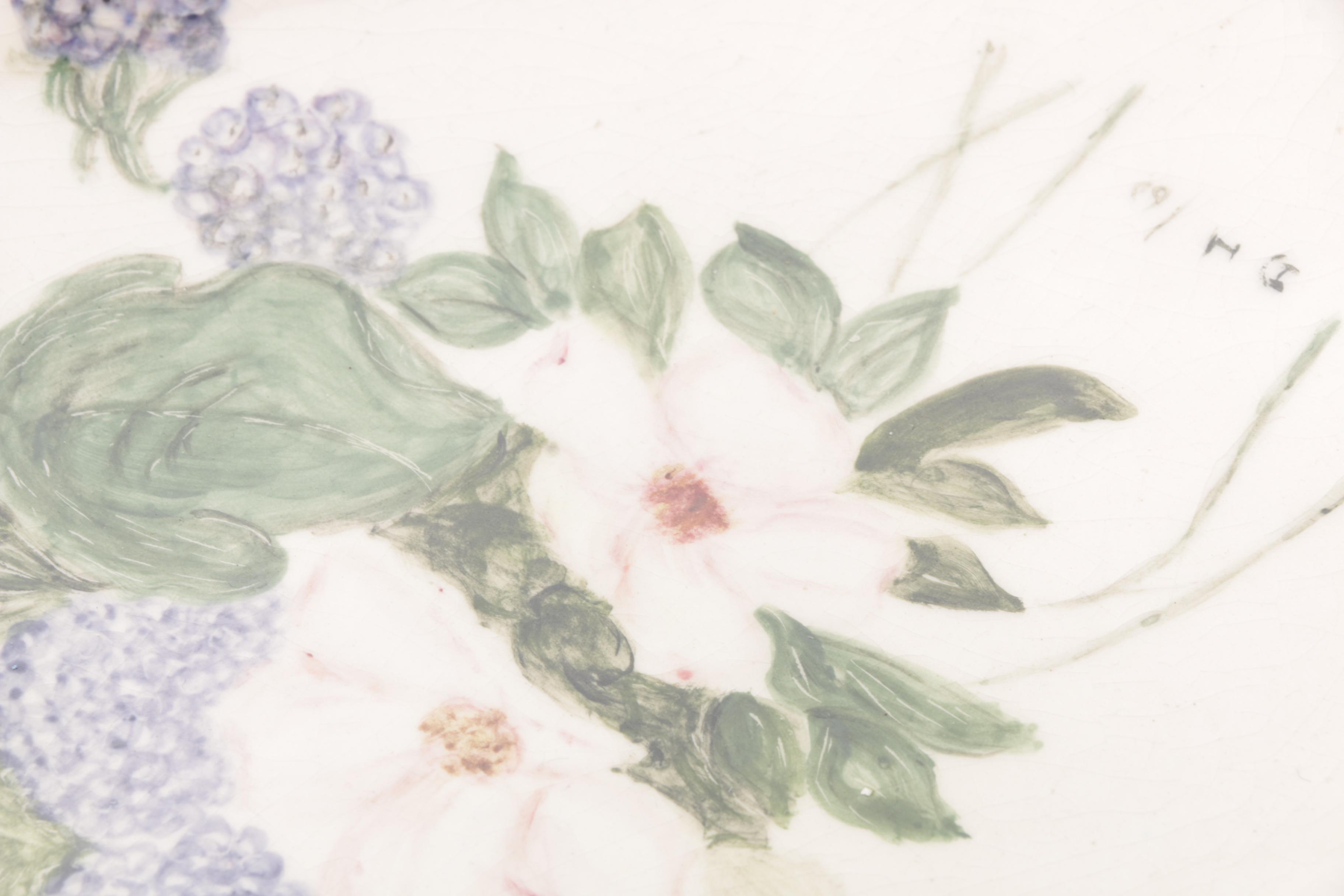 Holland Mold Hand Painted Plate Circa 1960