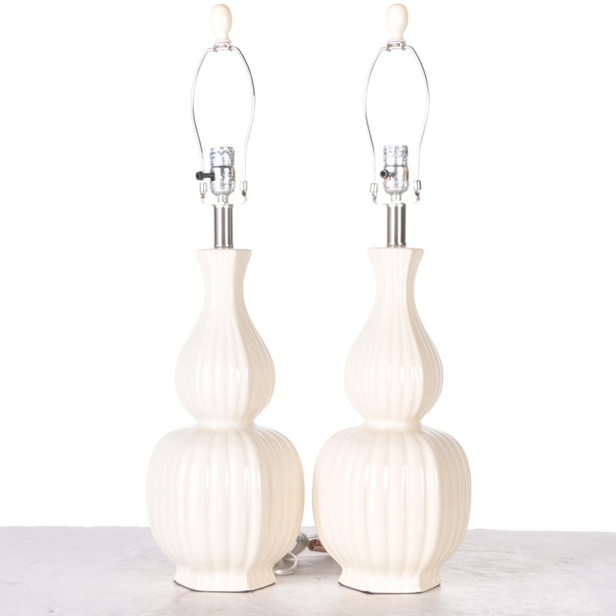 White Ceramic Table Lamps