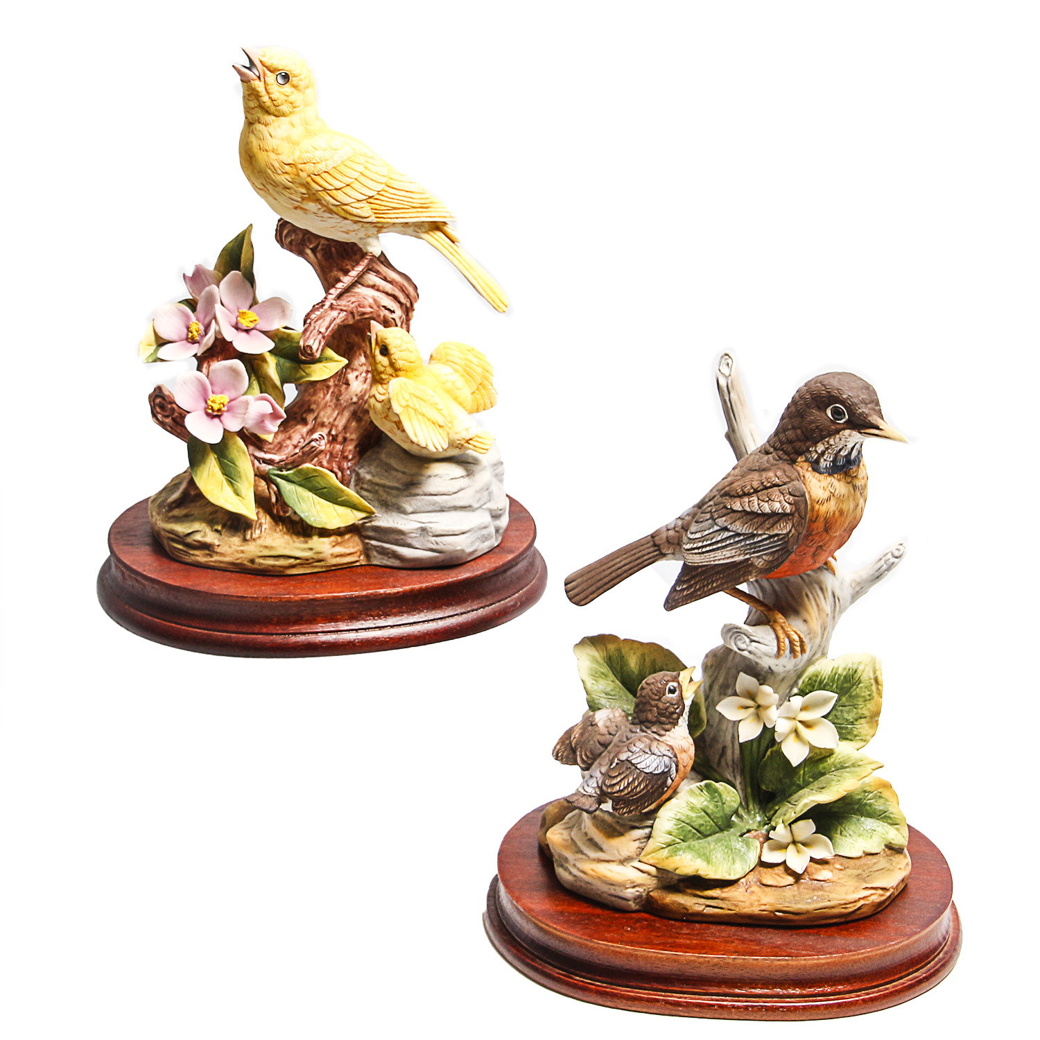 Pair of Andrea by Sadek Bird Figurines