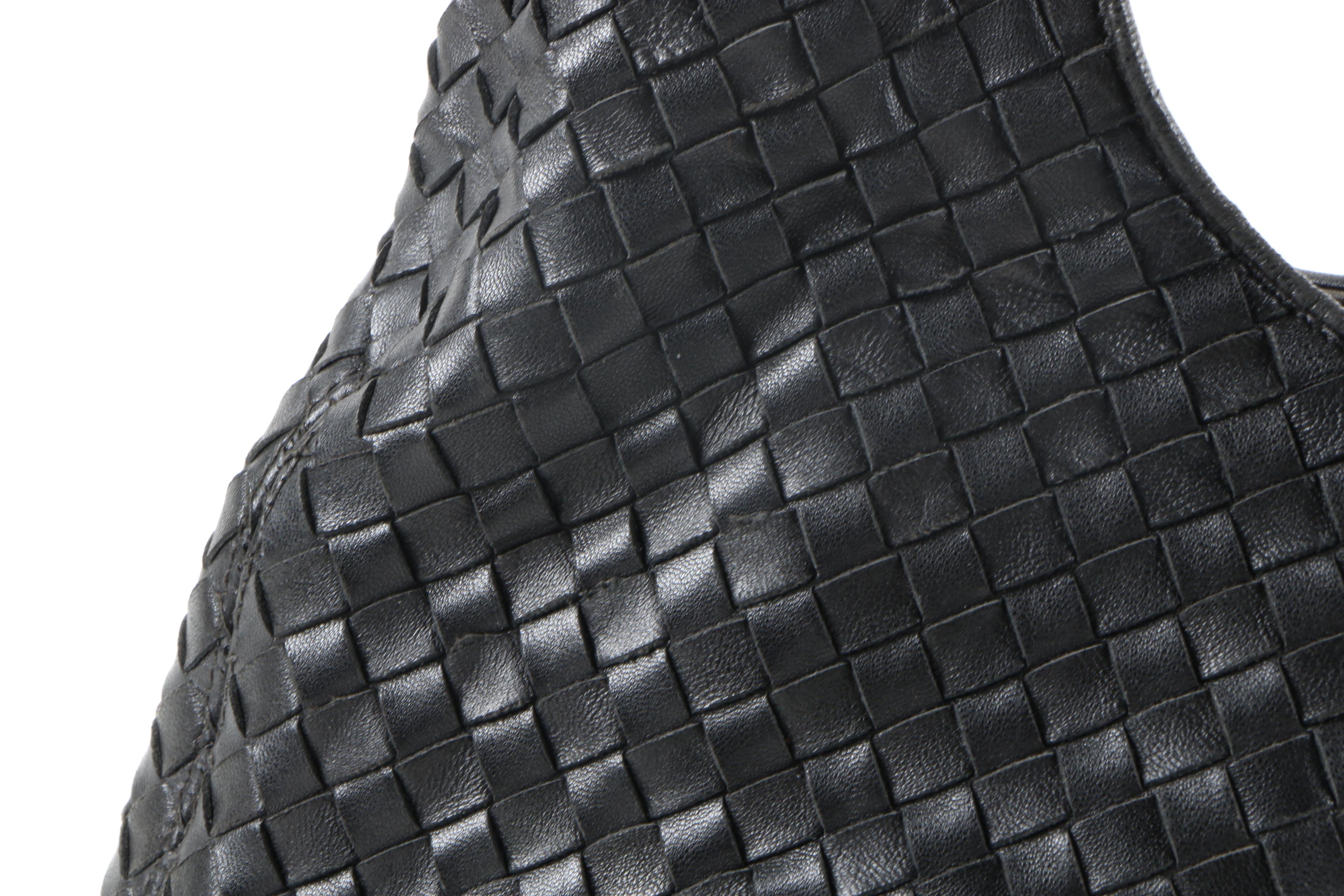 Bottega Veneta Black Hobo Bag