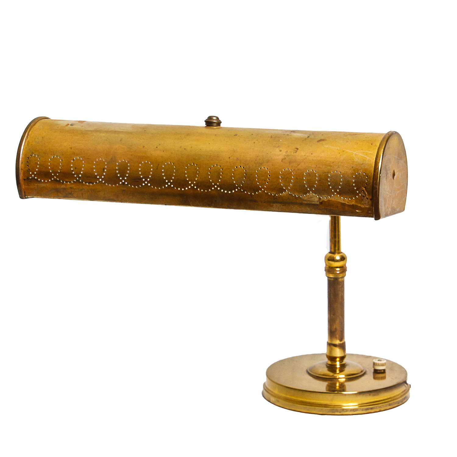 Vintage Gold Tone Desk Lamp