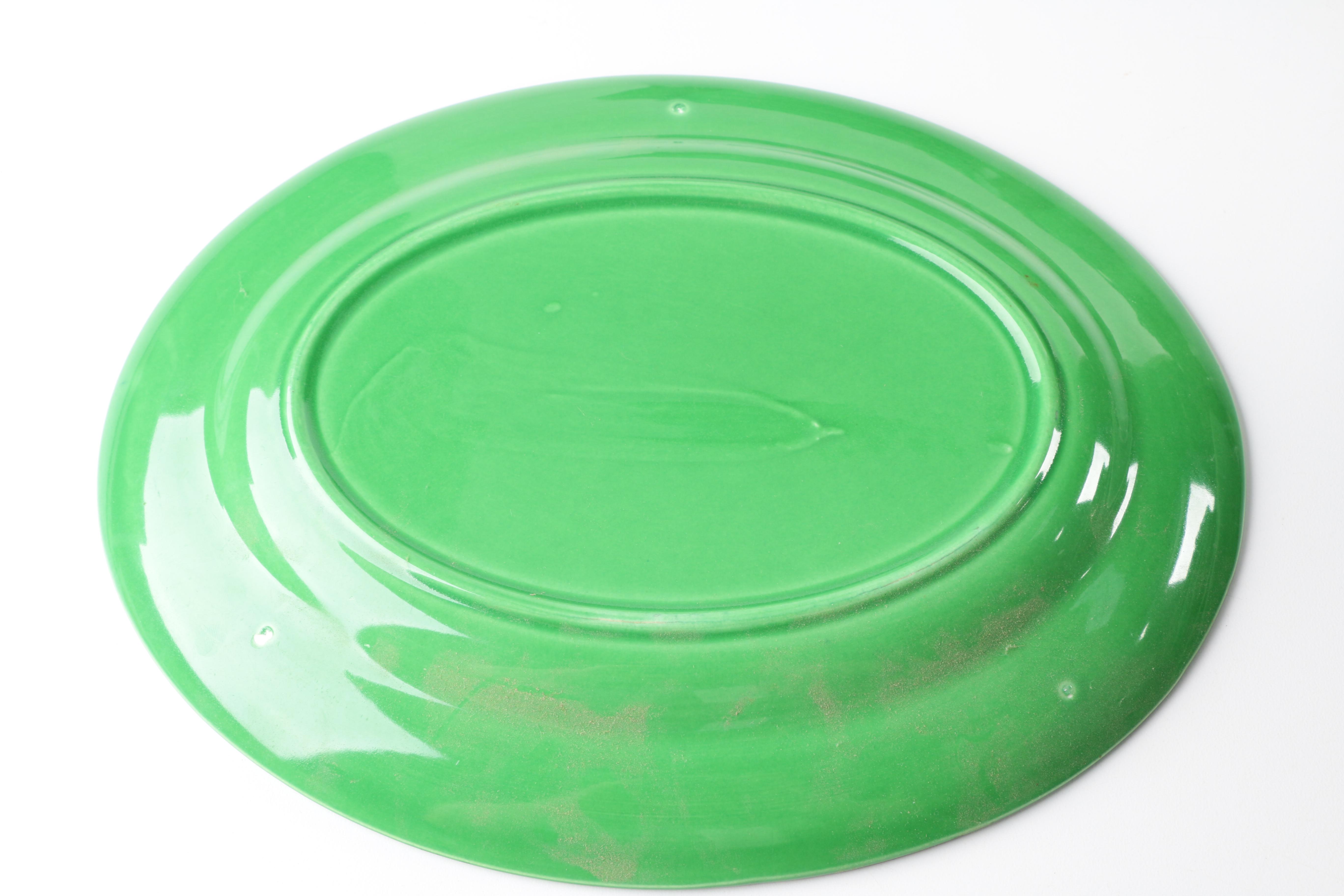 Vintage Homer Laughlin "Harlequin" Green Ceramic Tableware