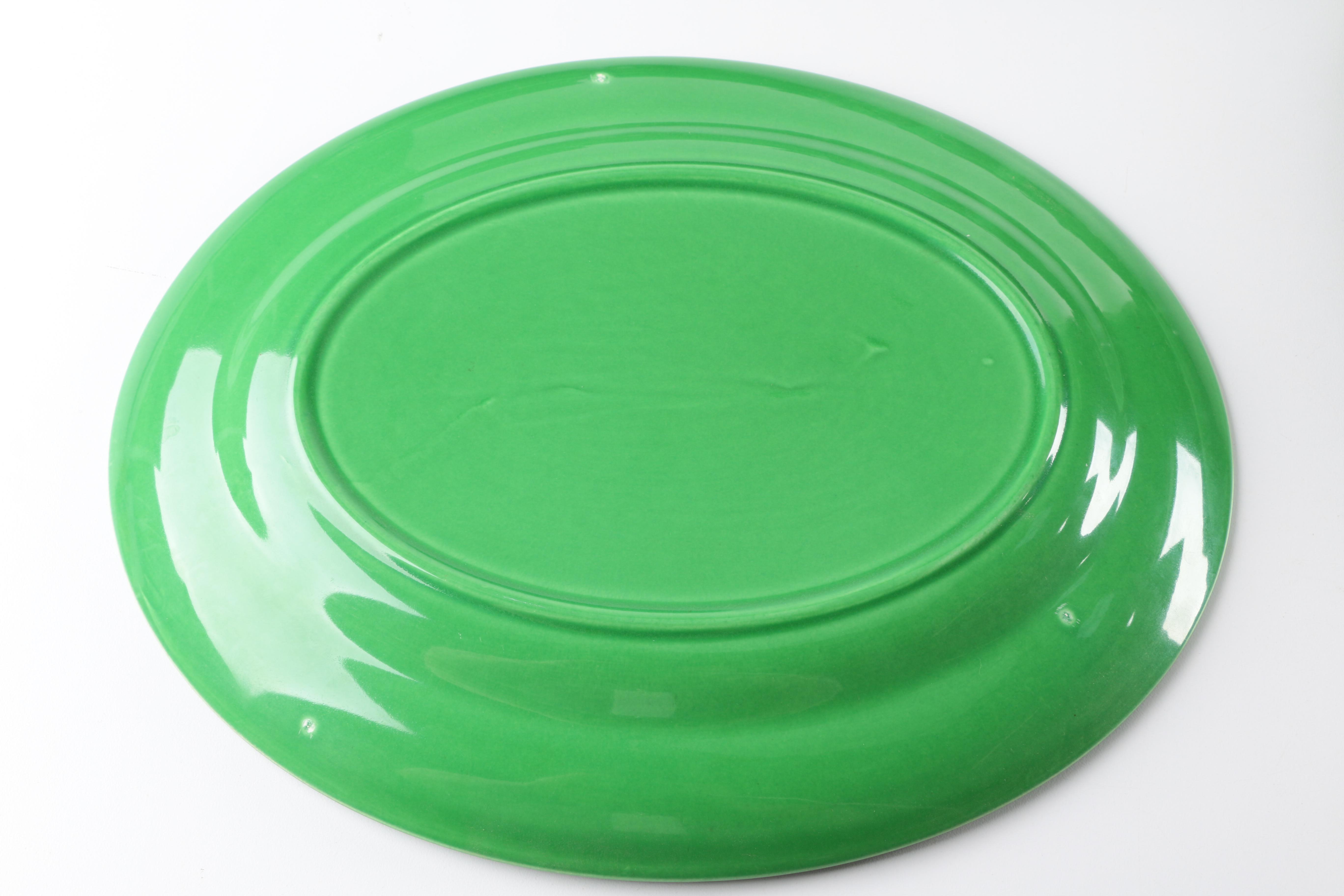 Vintage Homer Laughlin "Harlequin" Green Ceramic Tableware