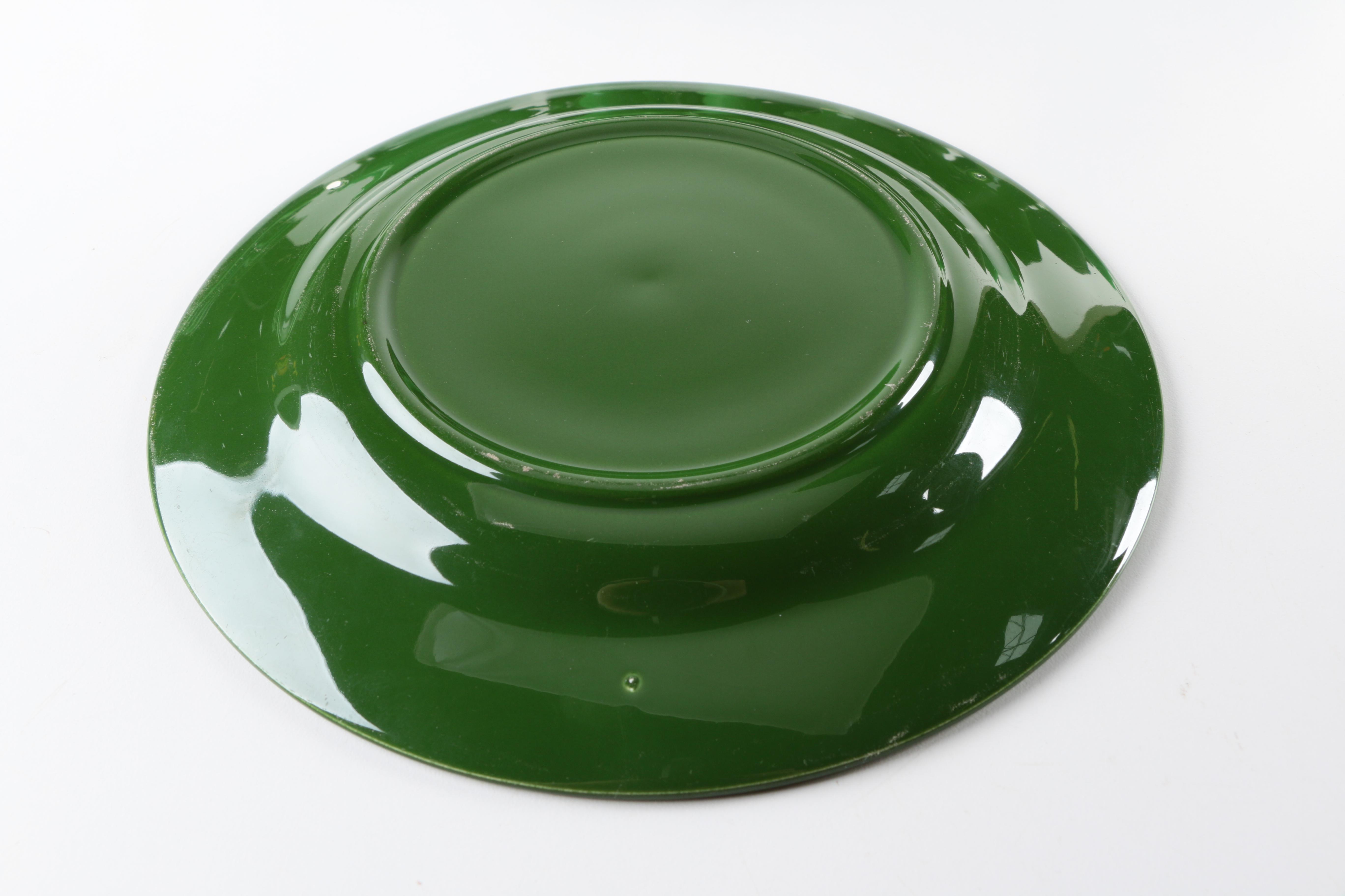 Vintage Homer Laughlin "Harlequin" Green Ceramic Tableware