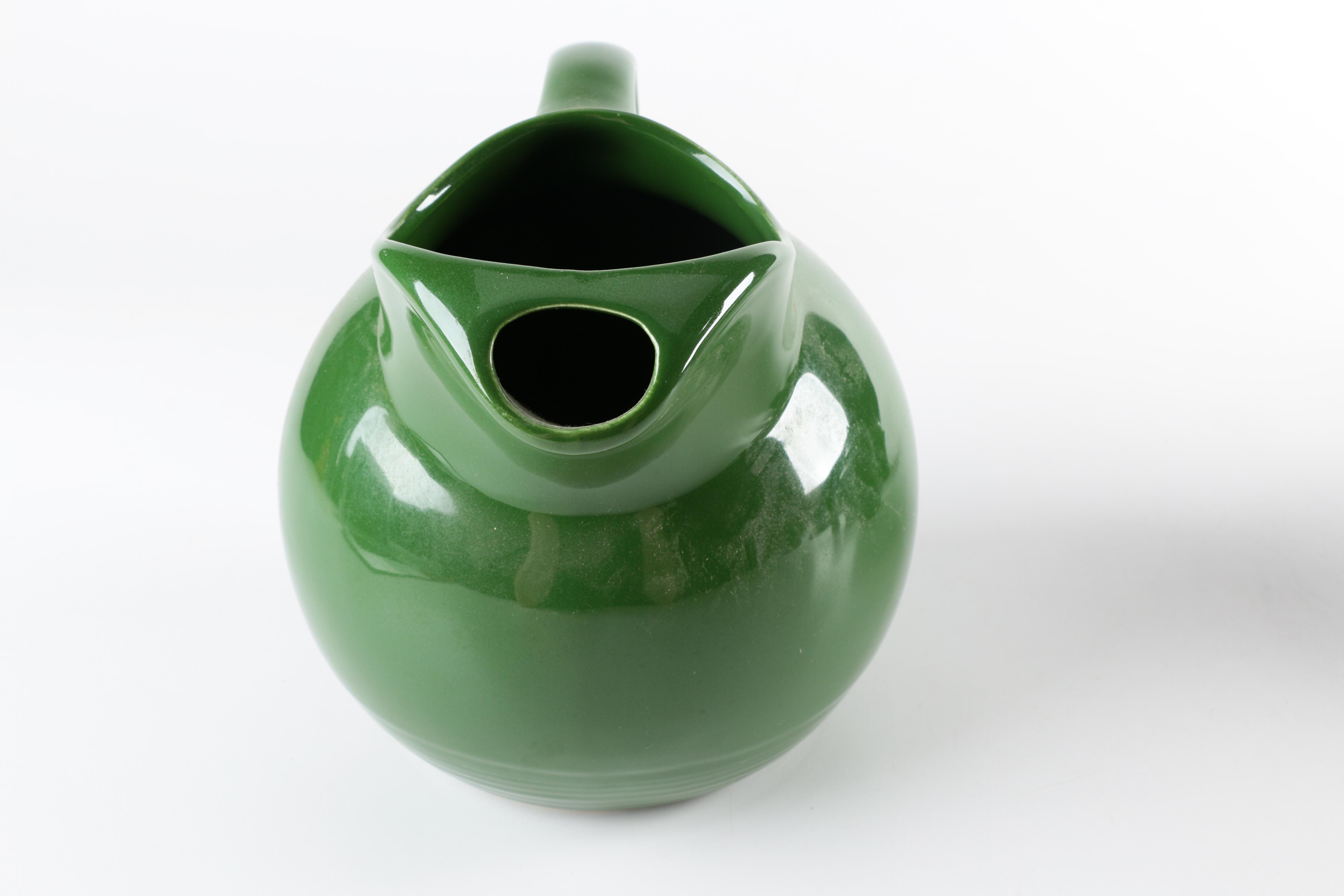 Vintage Homer Laughlin "Harlequin" Green Ceramic Tableware